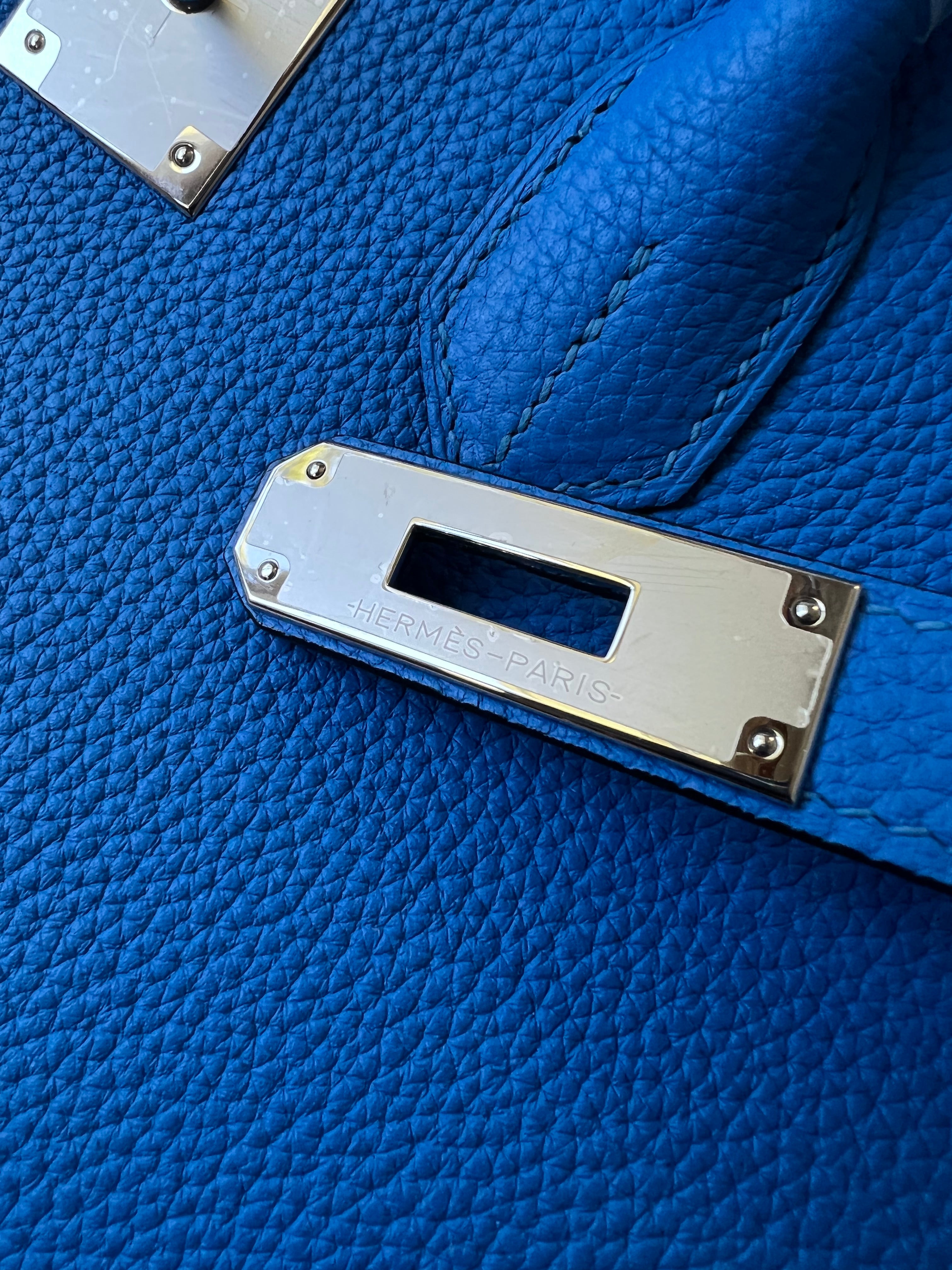 [TOP] HERMES Birkin w PHW 35cm - Royal Blue