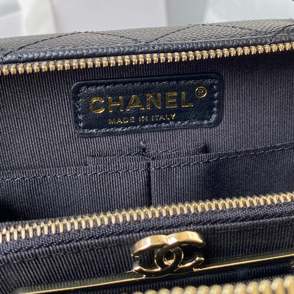 [TOP] CHANEL Vanity With Pull Out Mirror Small - Black