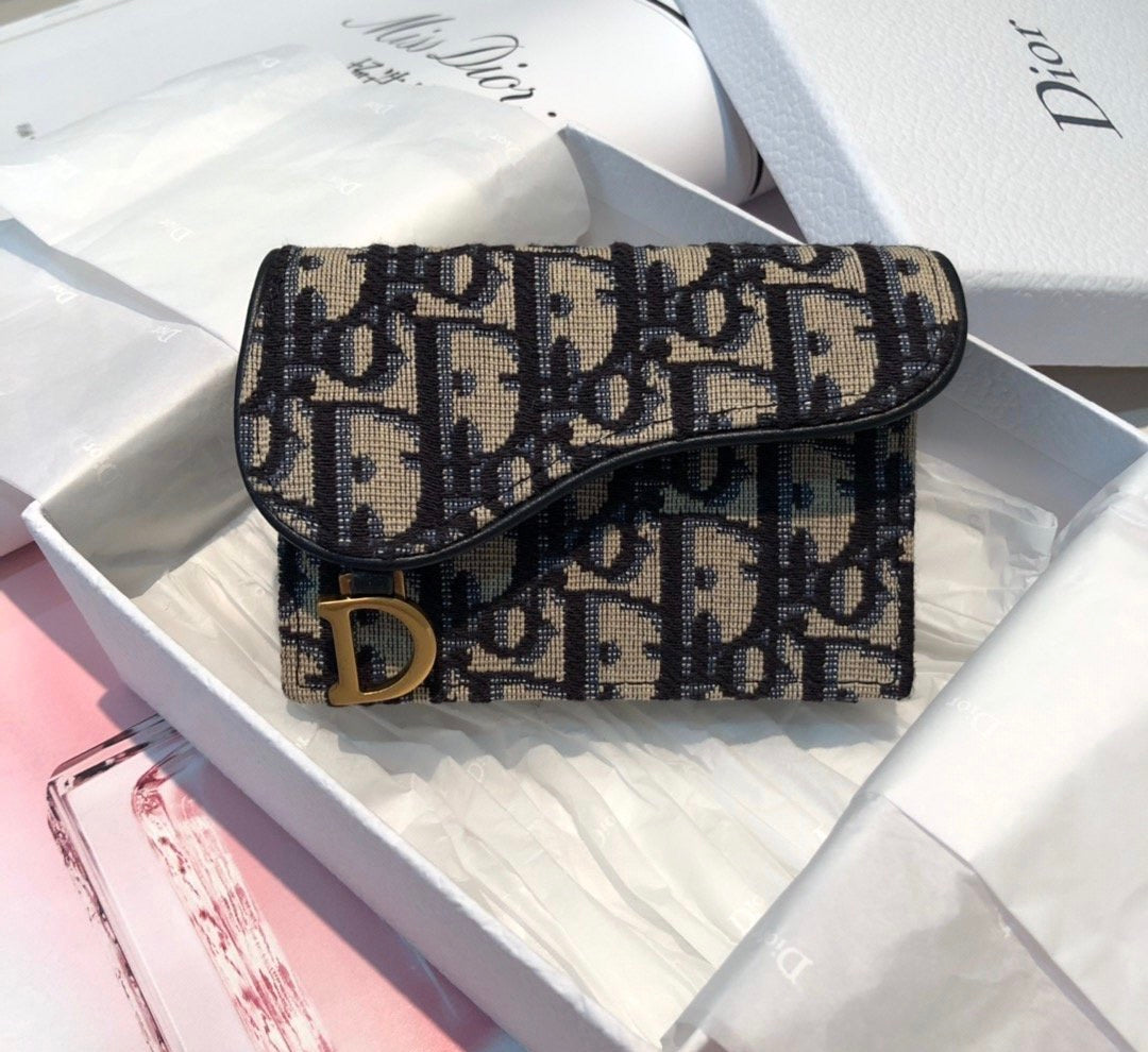 [TOP] Christian Dior Saddle Lotus Wallet