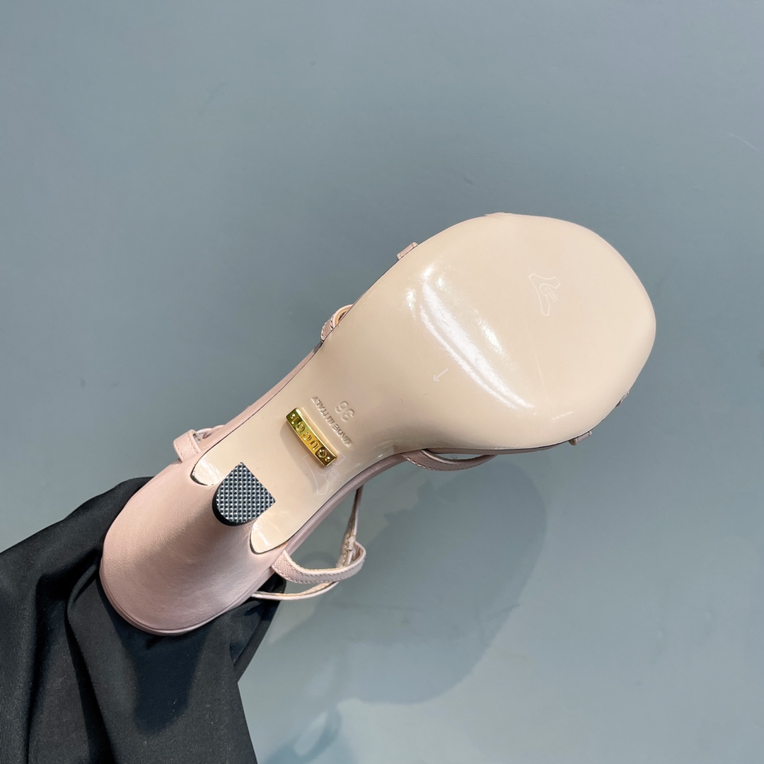 [TOP] GUCCI Woven Braid   Metal Buckle Sandals - Pink