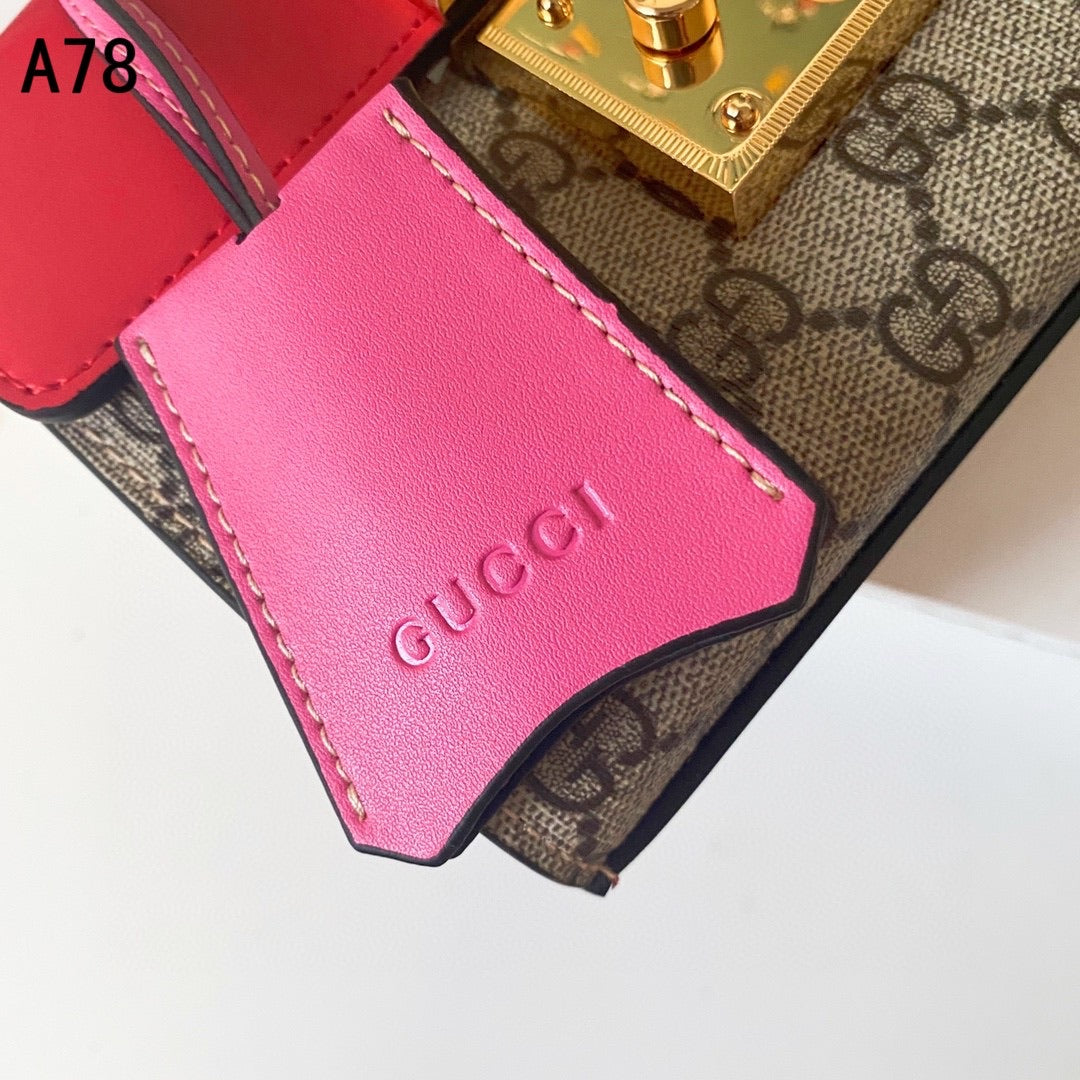 [TOP] GUCCI Padlock Small Shoulder Bag - PINK