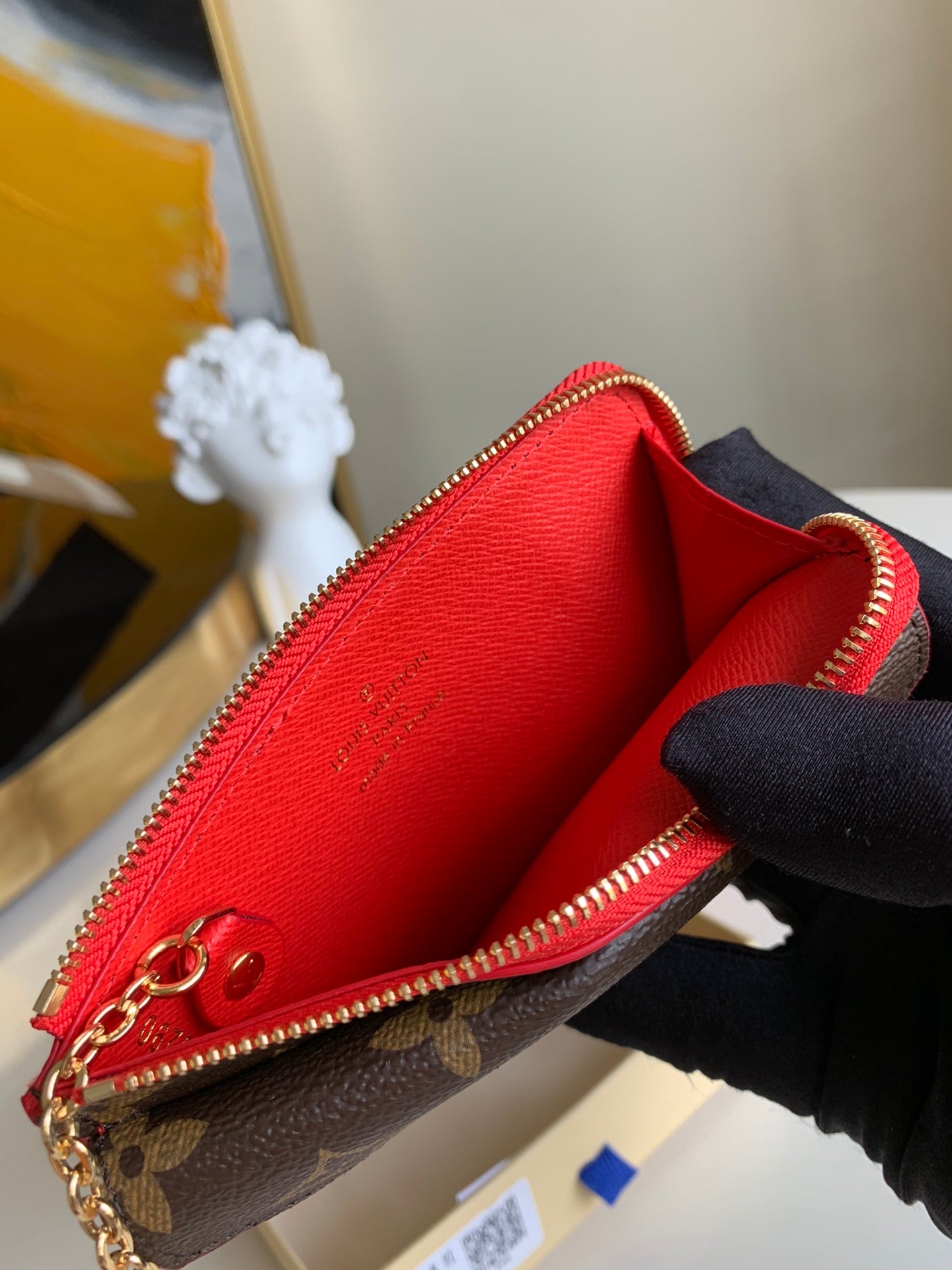 [TOP] Louis Vuitton LV LV Compact Key Wallet - Monogram