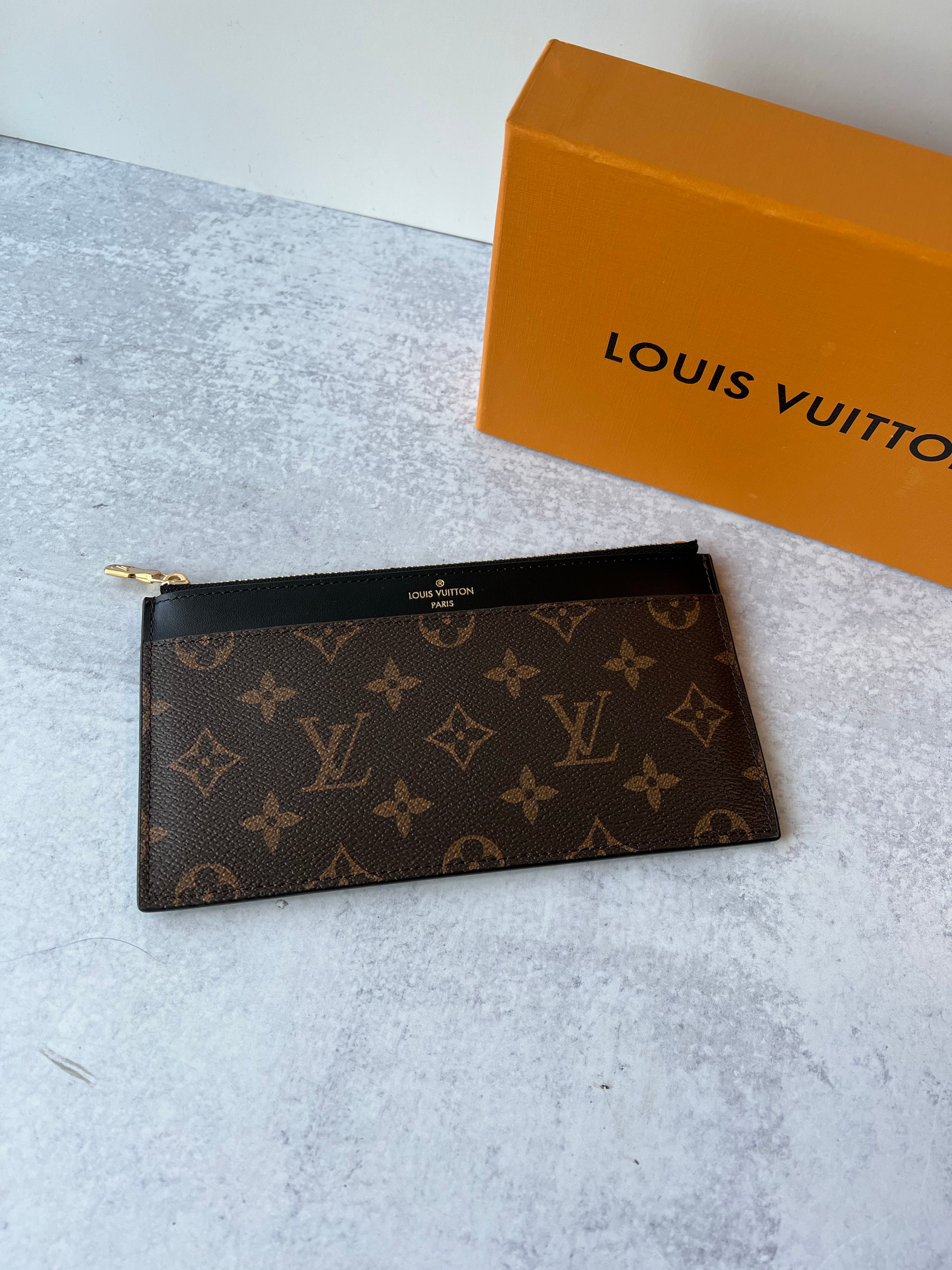 [TOP] Louis Vuitton LV LV Slim Purse Monogram - Black