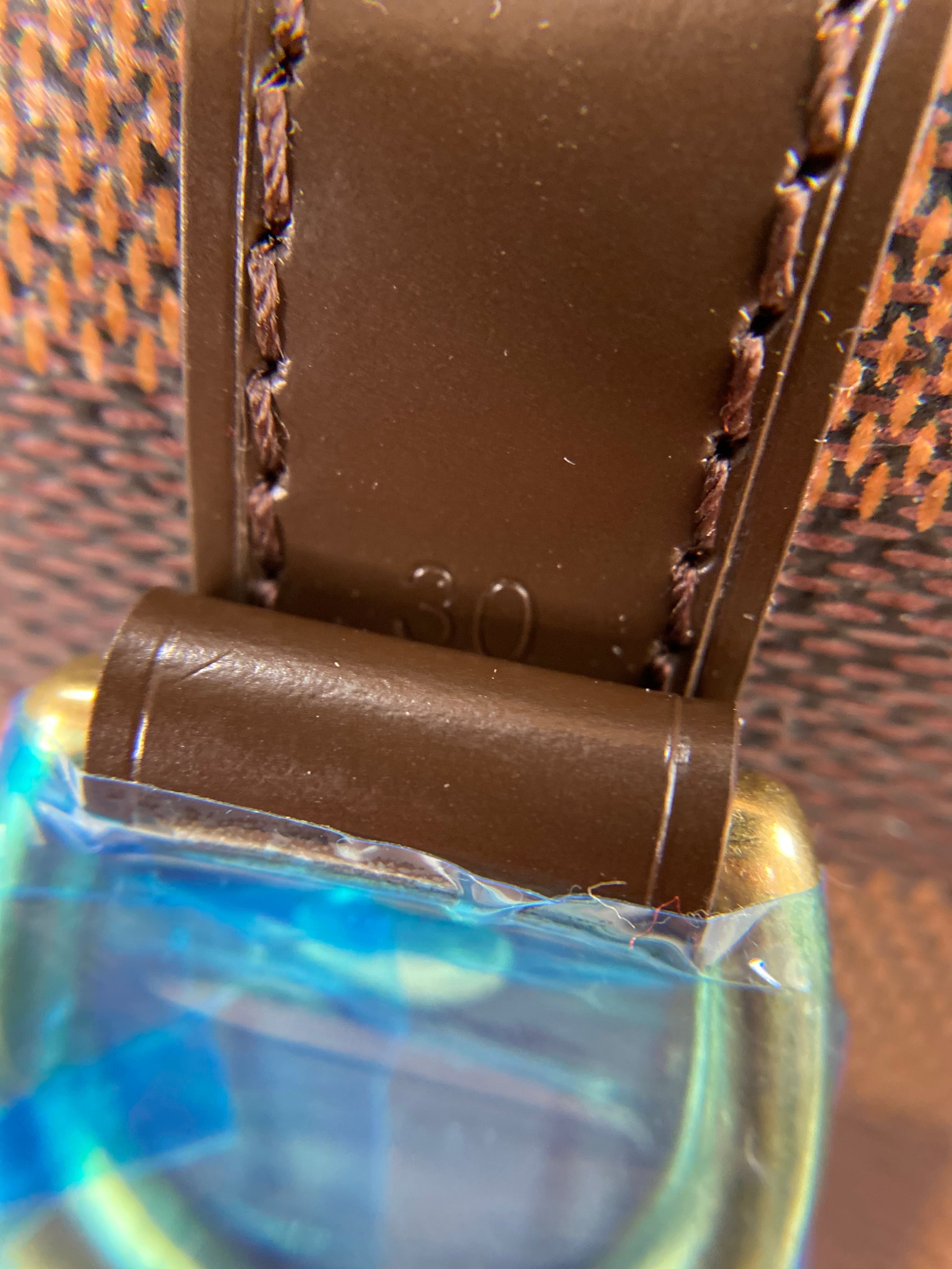 [TOP] Louis Vuitton LV  Speedy 30 Bag 30x21x17cm - Damier Ebene