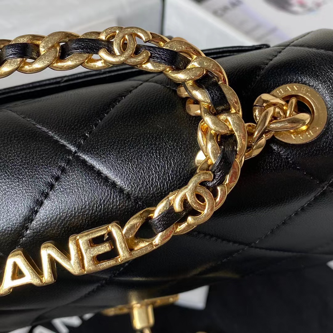 [TOP] CHANEL Classic CF Lambskin - Medium 20cm - GHW - 4 colours