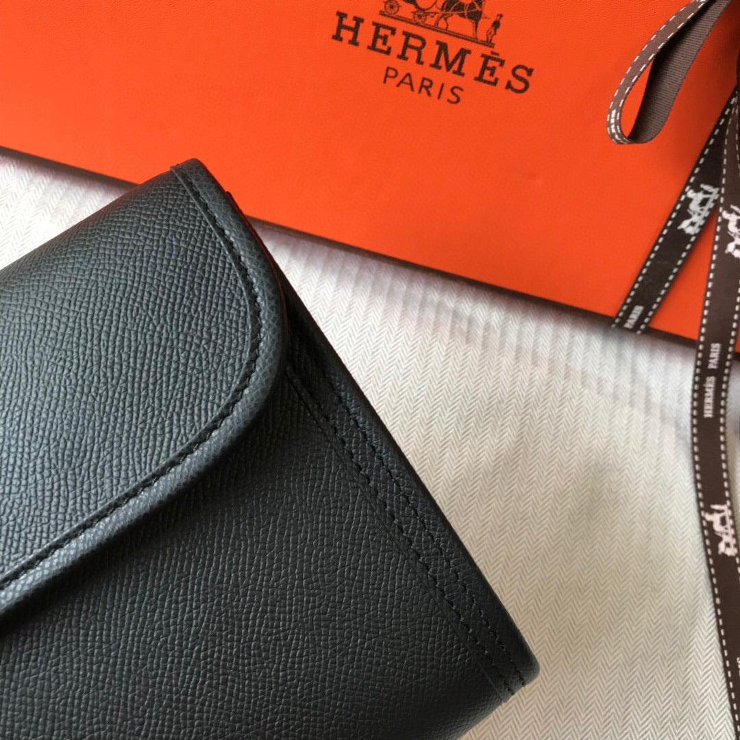 [TOP] HERMES Jige Elan 29 Clutch - BLACK
