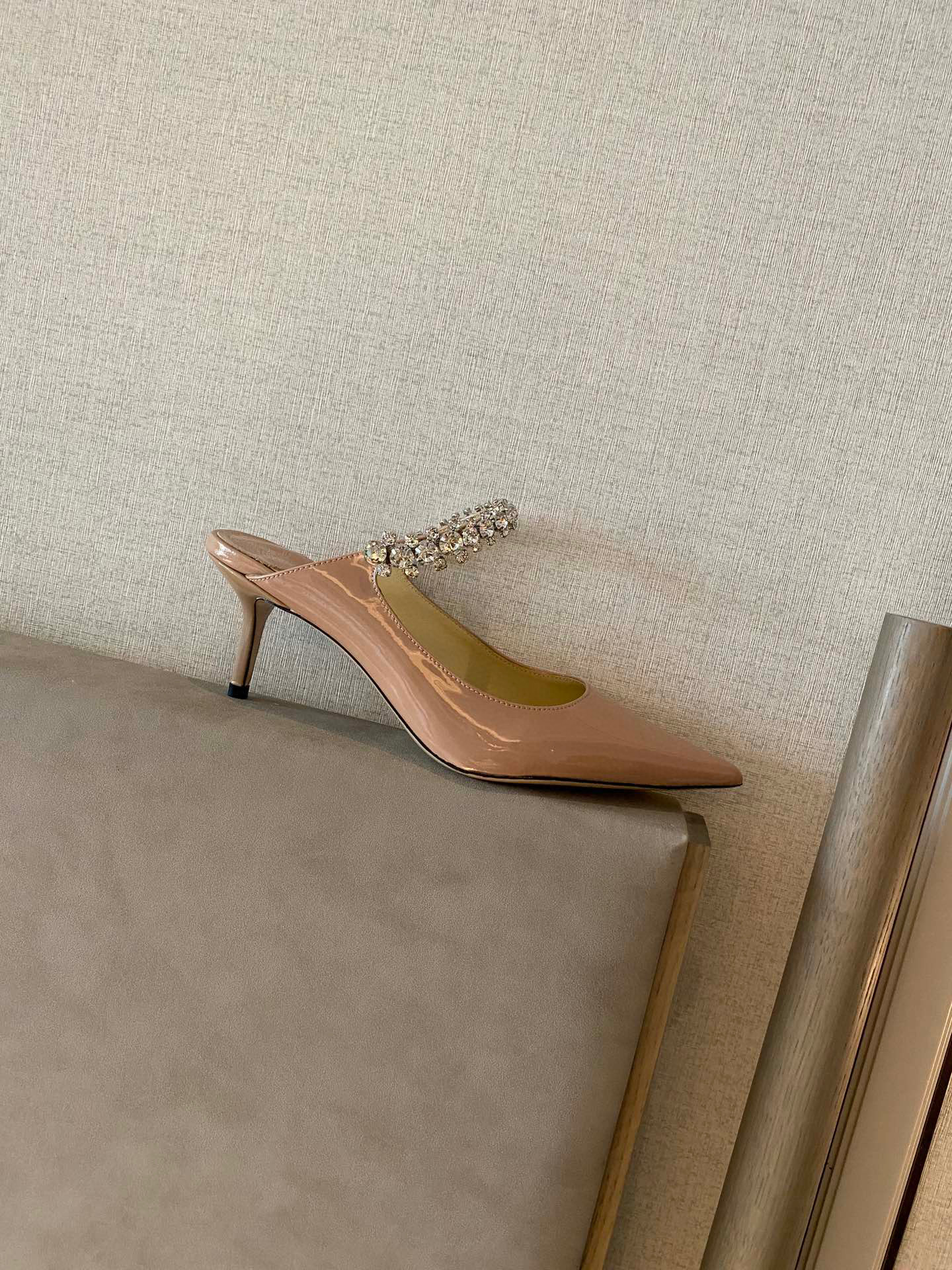 [TOP] Jimmy Choo Bing Heel 6.5cm Crystal Lambskin - 4 Colours