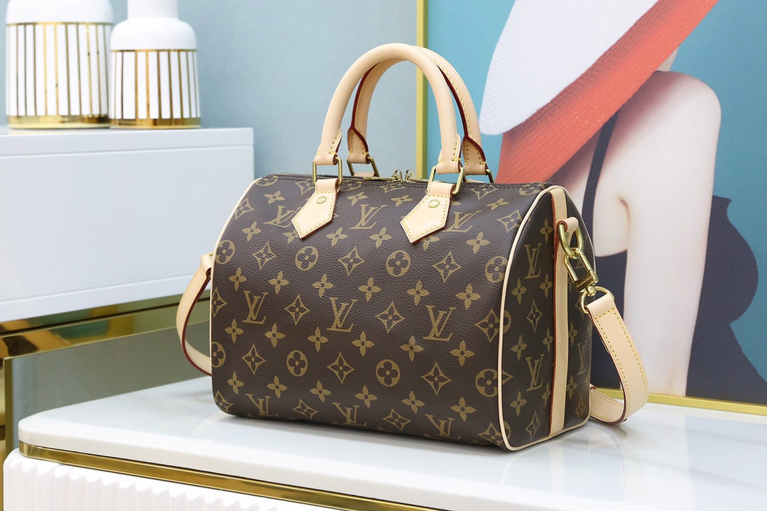 [TOP] Louis Vuitton LV L*V Speedy 25 Monogram Bag
