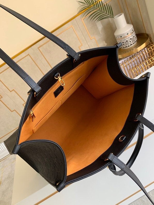 [TOP] Louis Vuitton LV  On The Go Empreinte GM 41x34x19cm - Black