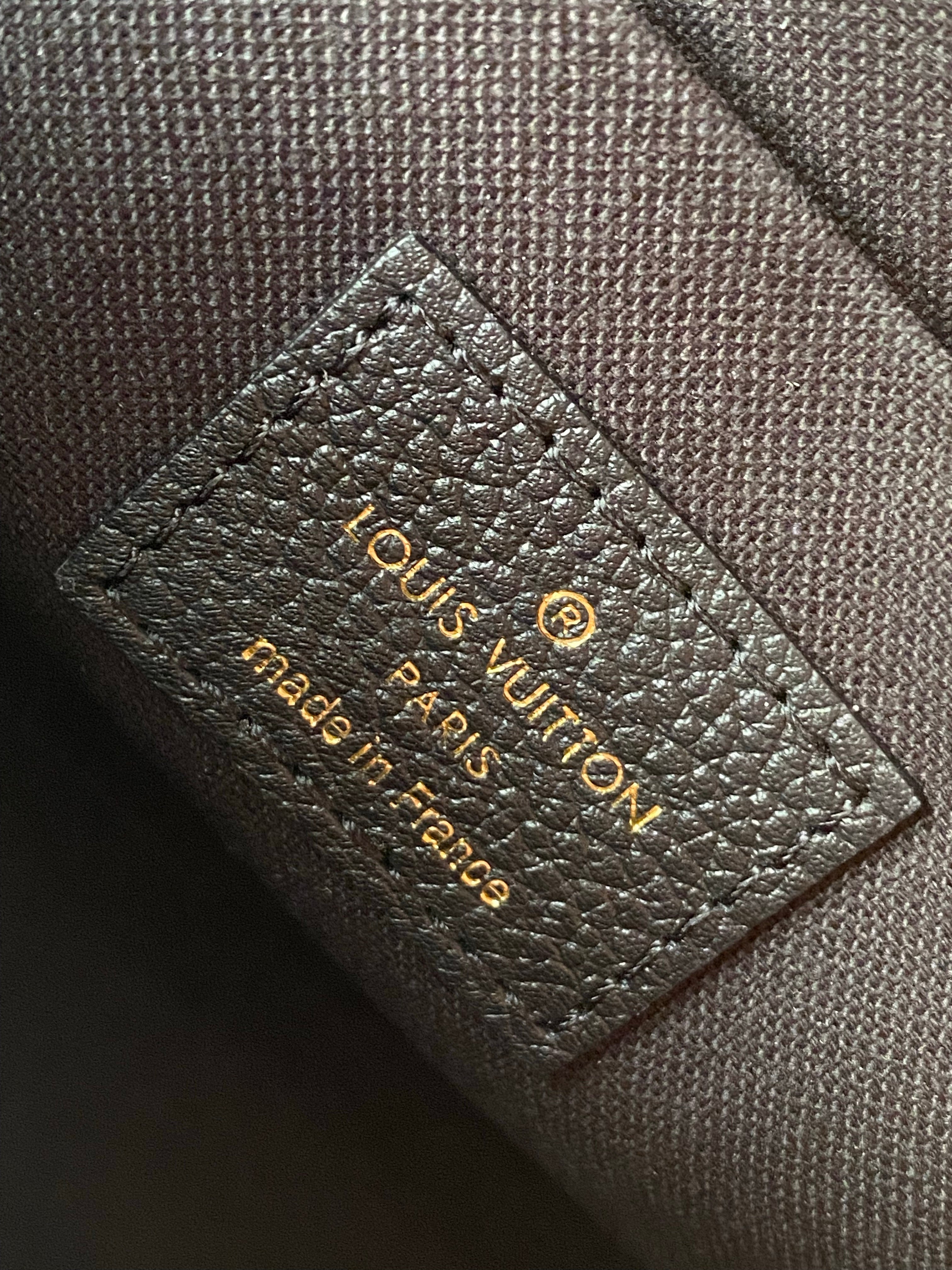 [TOP] Louis Vuitton LV £V Felicie Empreinte Pochette 21X12X3cm - Black