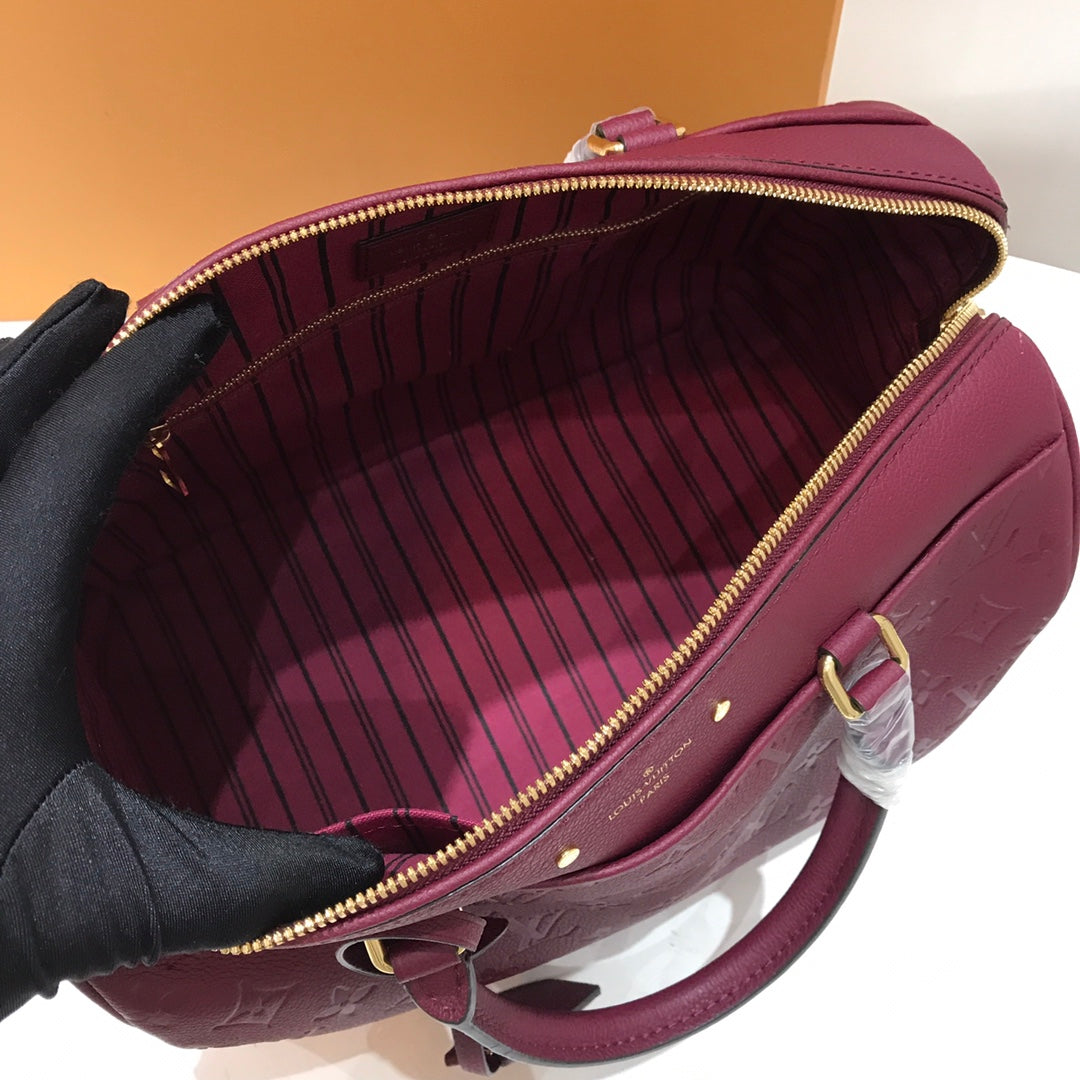 [TOP] Louis Vuitton LV Speedy 30 Bag 30x21x17cm  - 3 Colors