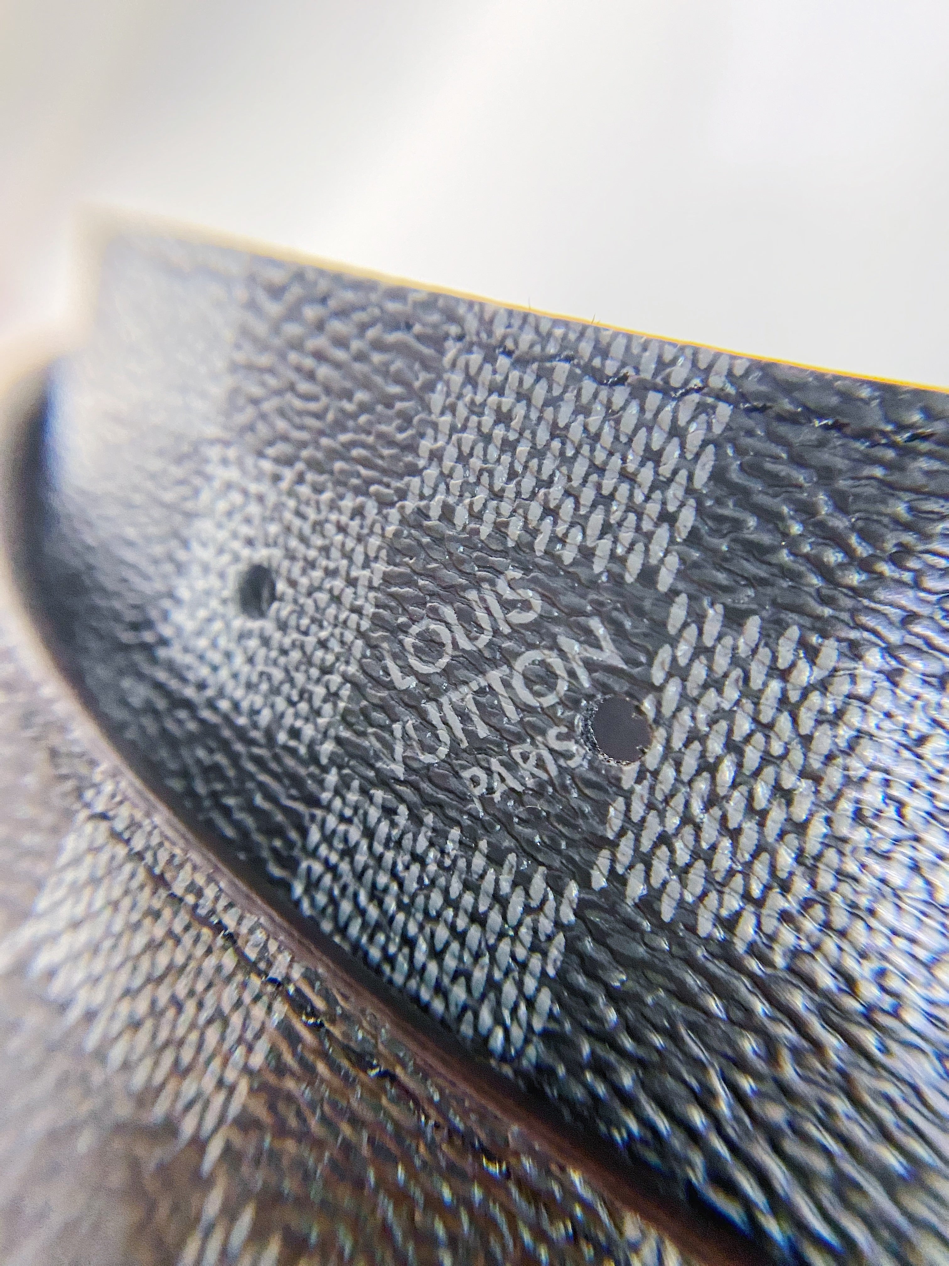 [TOP] Louis Vuitton LV LV Belt Initials Damier Graphite - BLACK