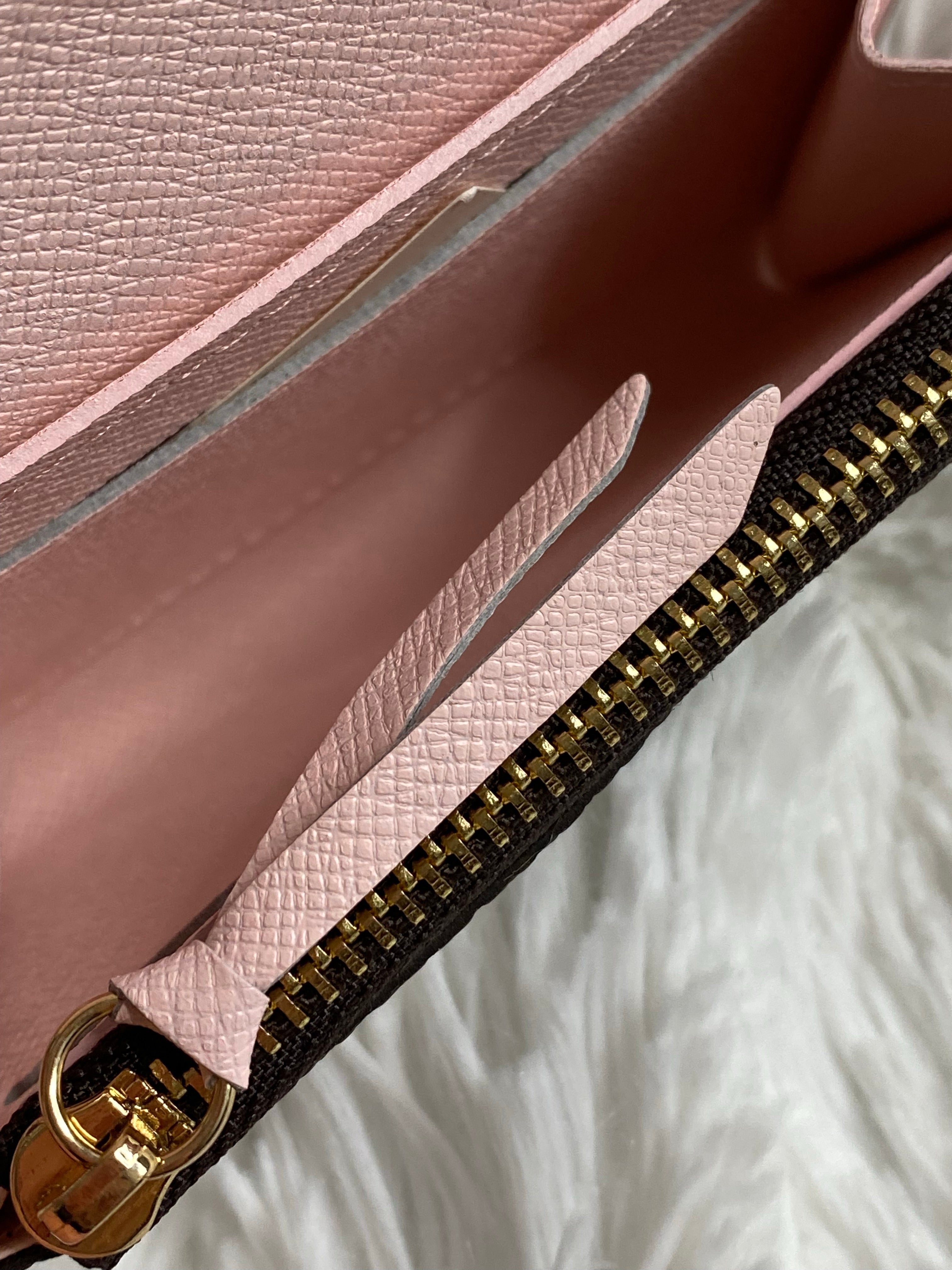 [TOP] Louis Vuitton LV £V Monogram Rosaline Coin Purse - Pink