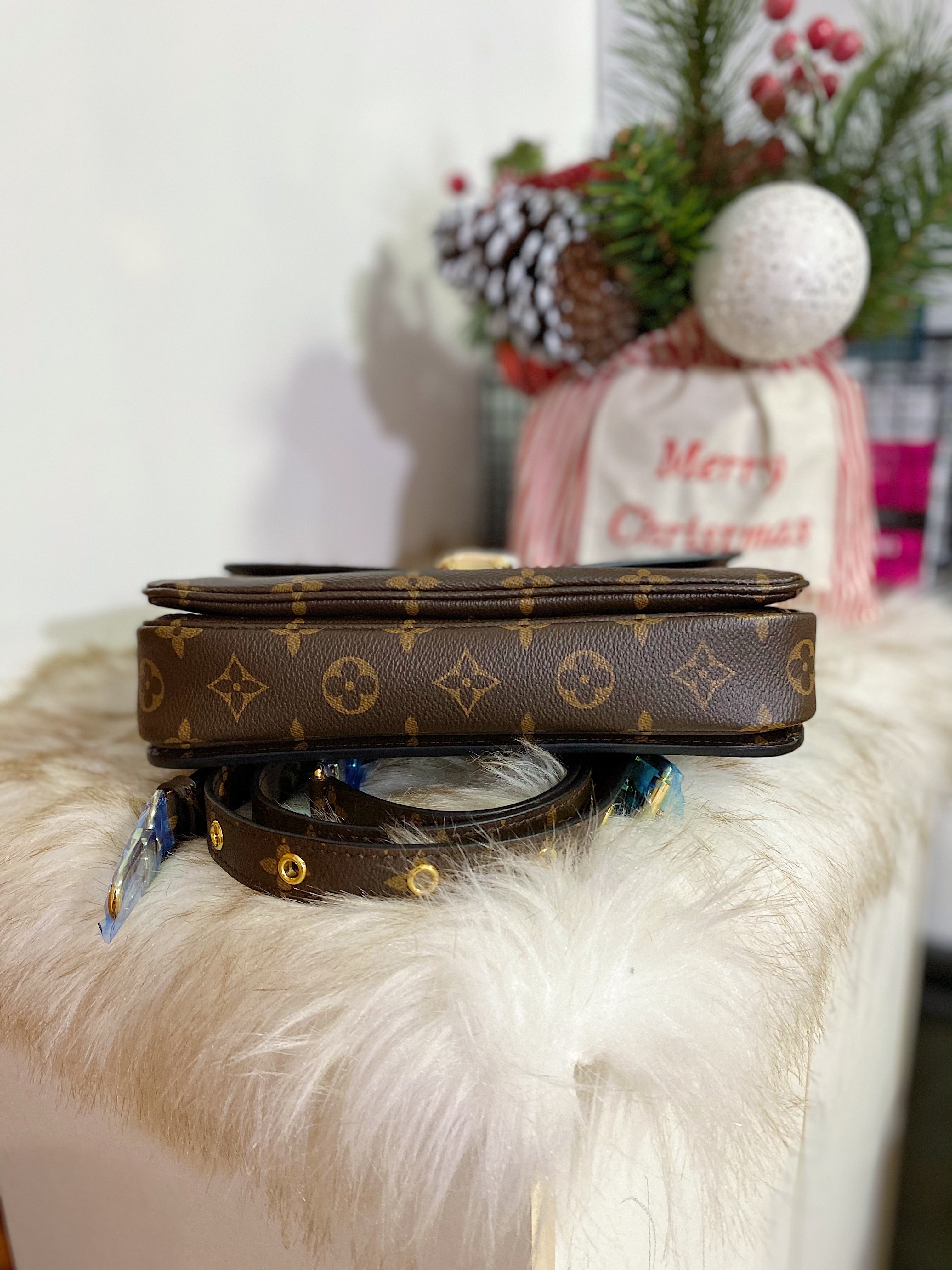 [TOP] Louis Vuitton LV Pochette Metis Bag 25X19X7cm-Brown