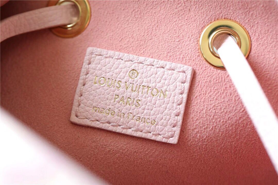 [TOP] Louis Vuitton LV Noe BB Bag 24x22x15cm - Pink/Yellow