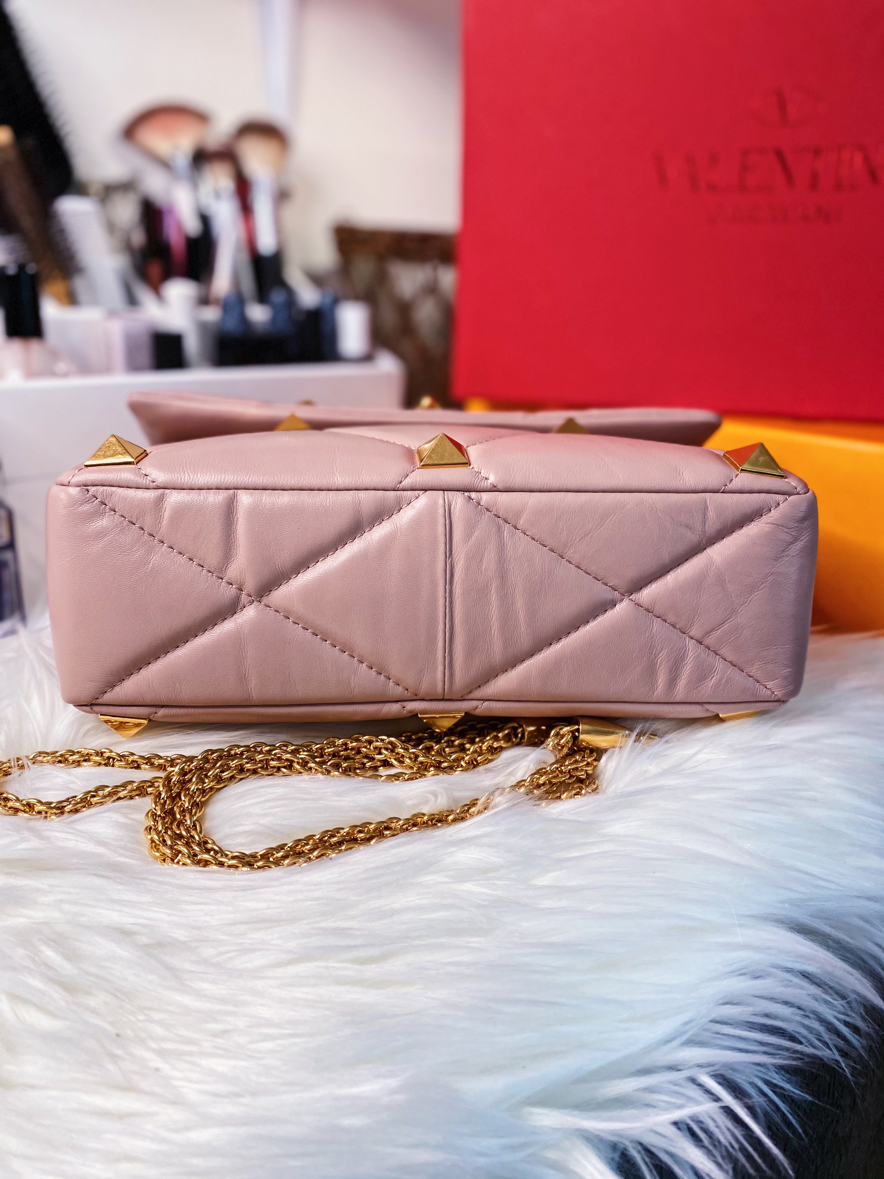 [TOP] VALENTINO  Roman Stud Nappa Chain Bag