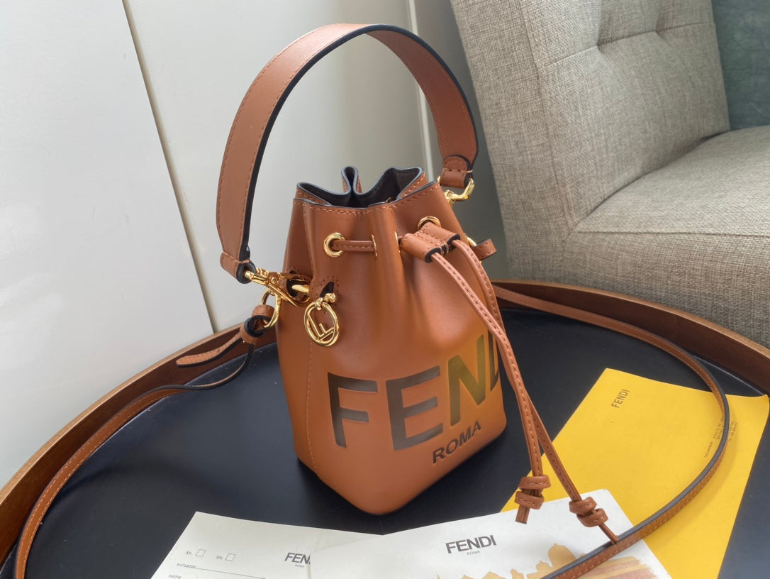 [TOP] FENDI FENDI Mon Tresor Bag - Brown