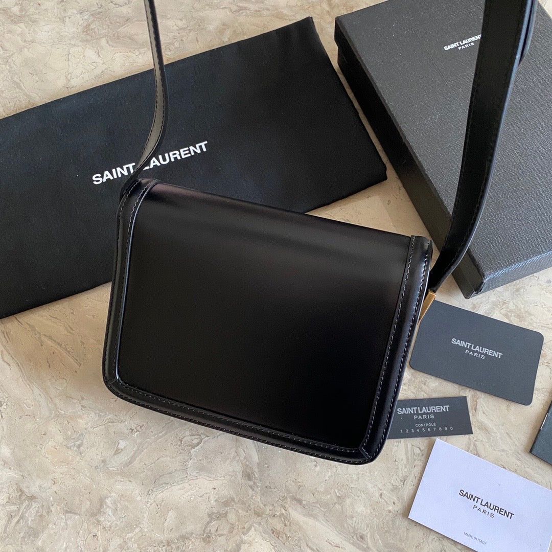 [TOP] Yves Saint Laurent YSL Solferino Small Bag - Black