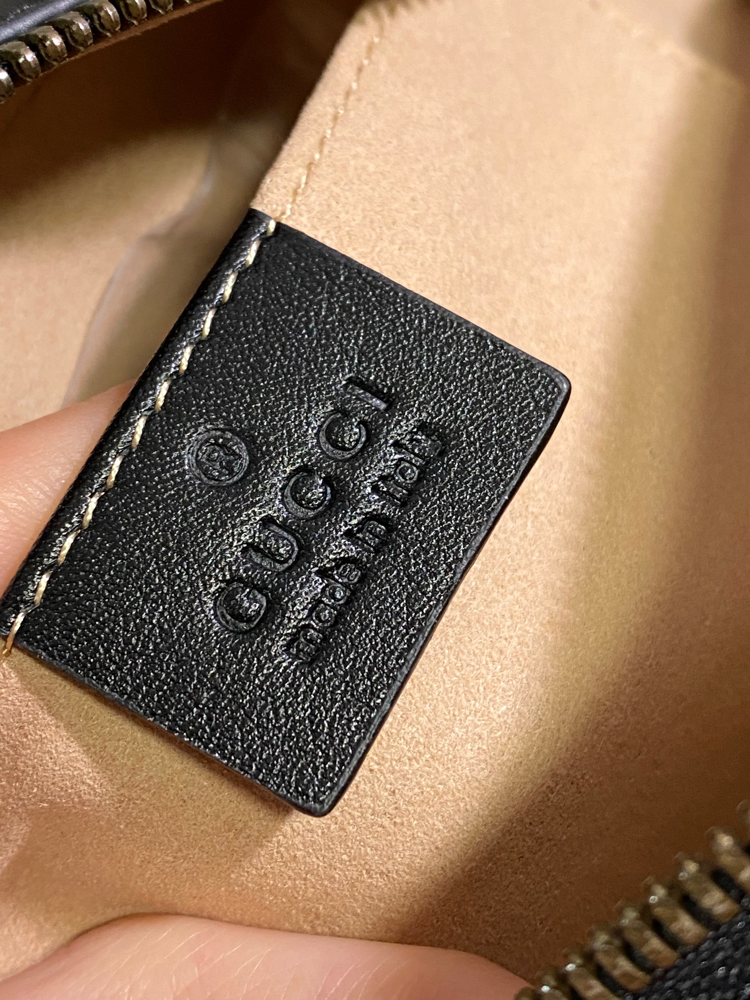 [TOP] GUCCI GG Marmont Bag Matelasse Small 26*15*7 - Black