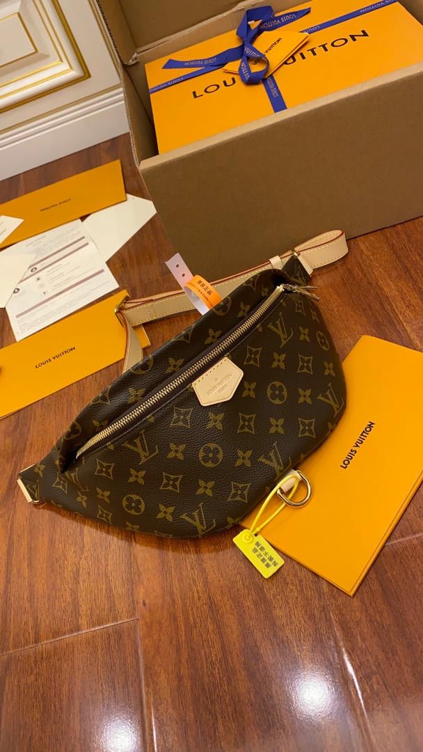 [TOP] Louis Vuitton LV Bumbag Monogram Bag 37x14x13cm - Brown