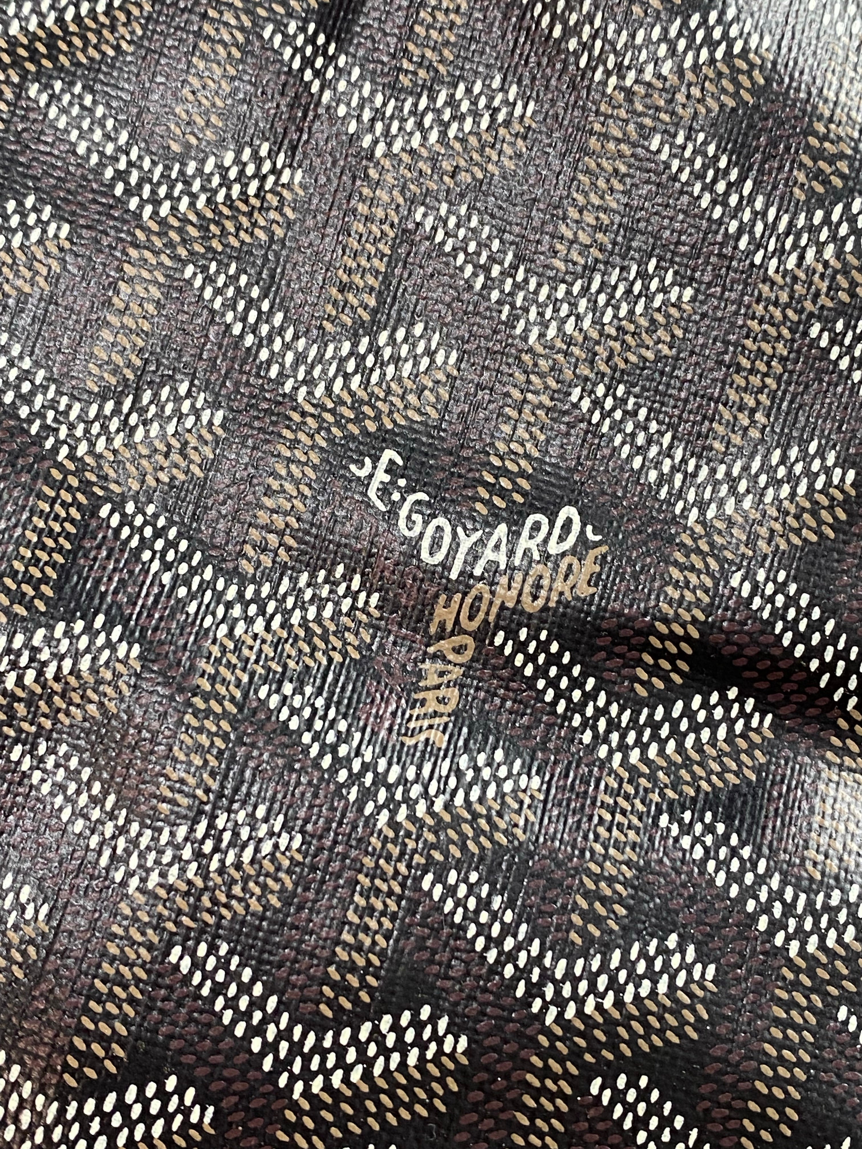 [TOP] Goyard Monogram St. Louis GM Tote - Black and Brown