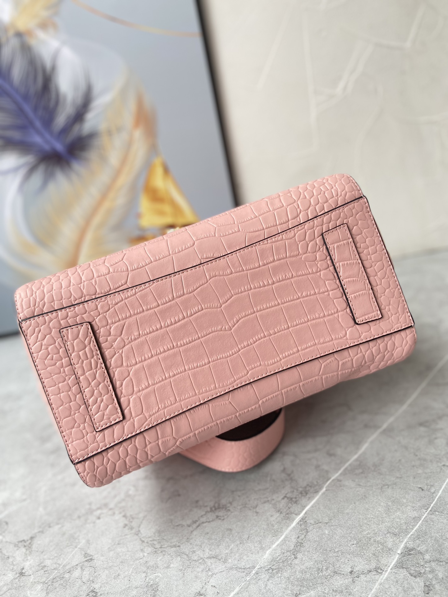 [TOP] GIVENCHY Antigona Crocodile Handbag 28*23*17cm/33*28*19cm - 3 Colour