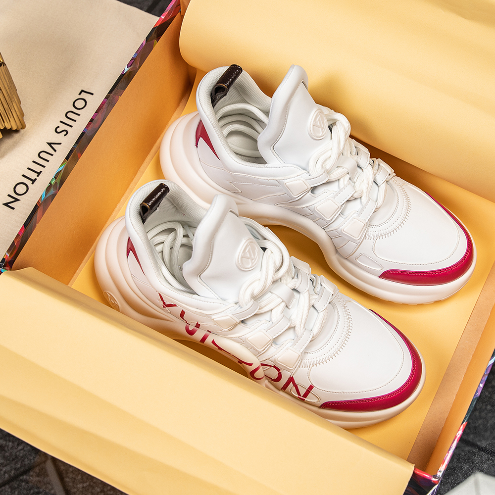 [TOP] Louis Vuitton LV L*V Archlight Sneakers 20SS - Black/Pink