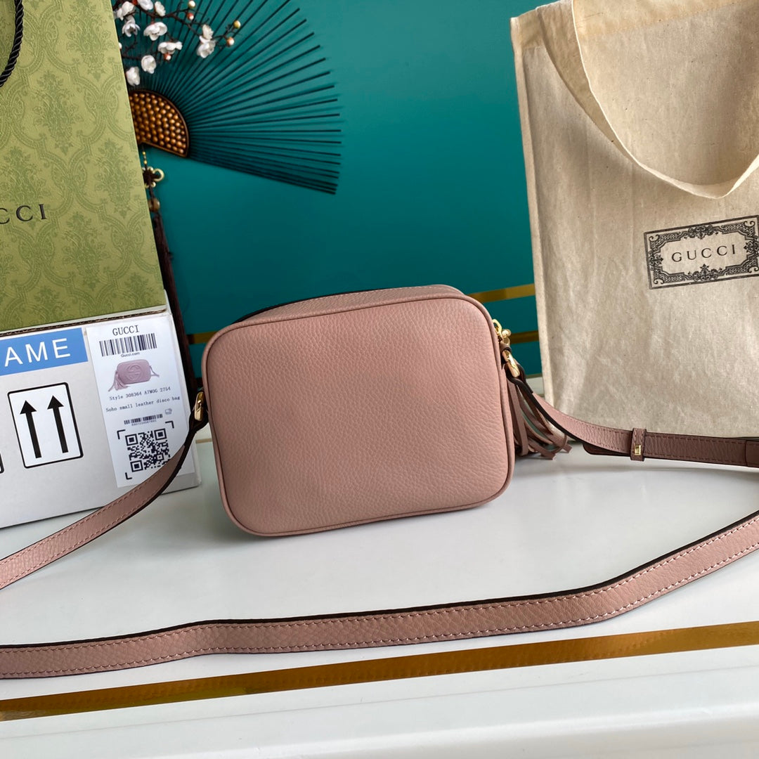 [TOP] GUCCI Soho Bag - Dusty Pink