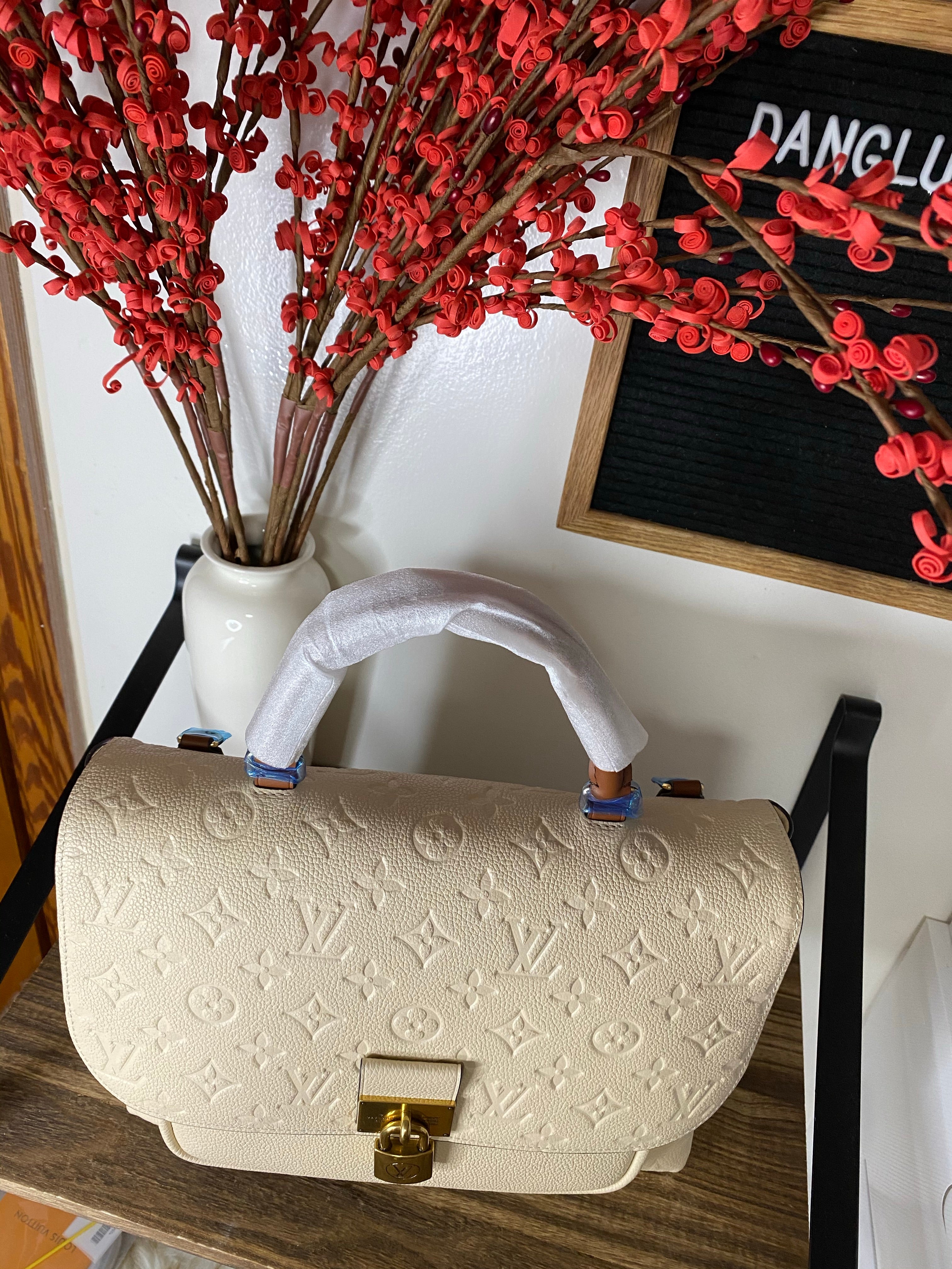[TOP] Louis Vuitton LV Marignan Handbag 28 x 21 x 9cm - WHITE