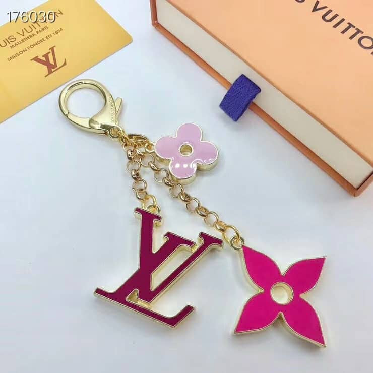 [TOP] Louis Vuitton LV LV Flore Key Chain