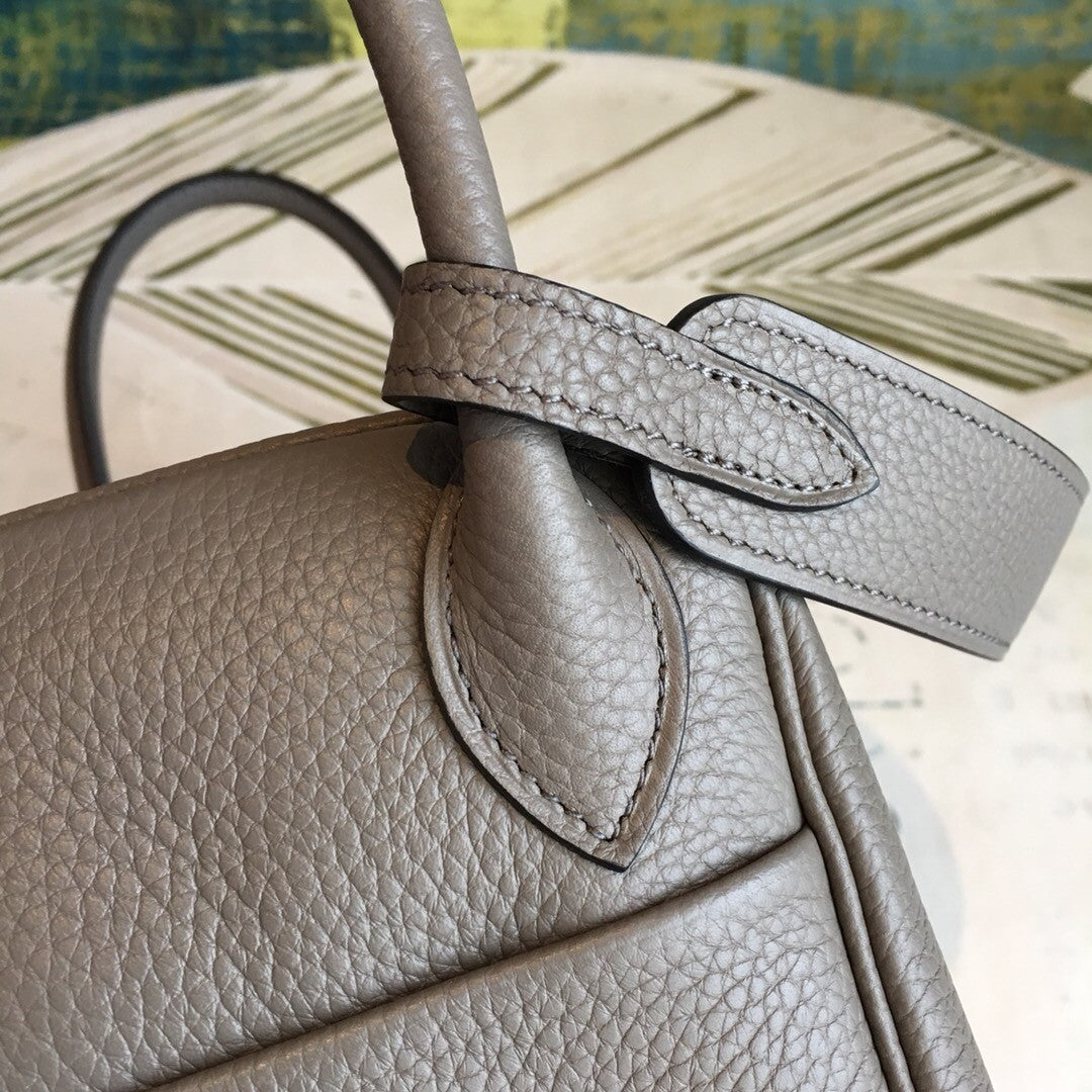 [TOP] HERMES Lindy 26cm - Dark Grey