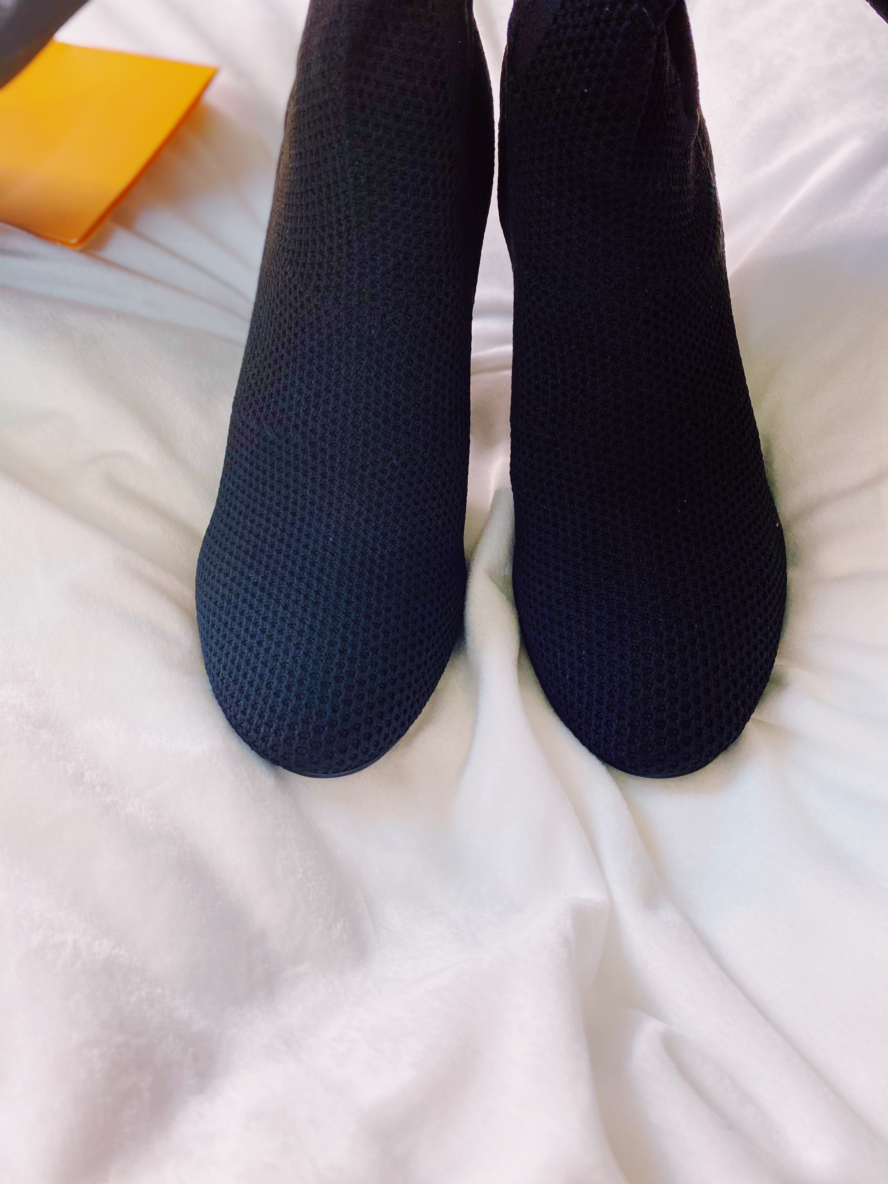 [TOP] Louis Vuitton LV LV Tight High Knitted Sock Boots