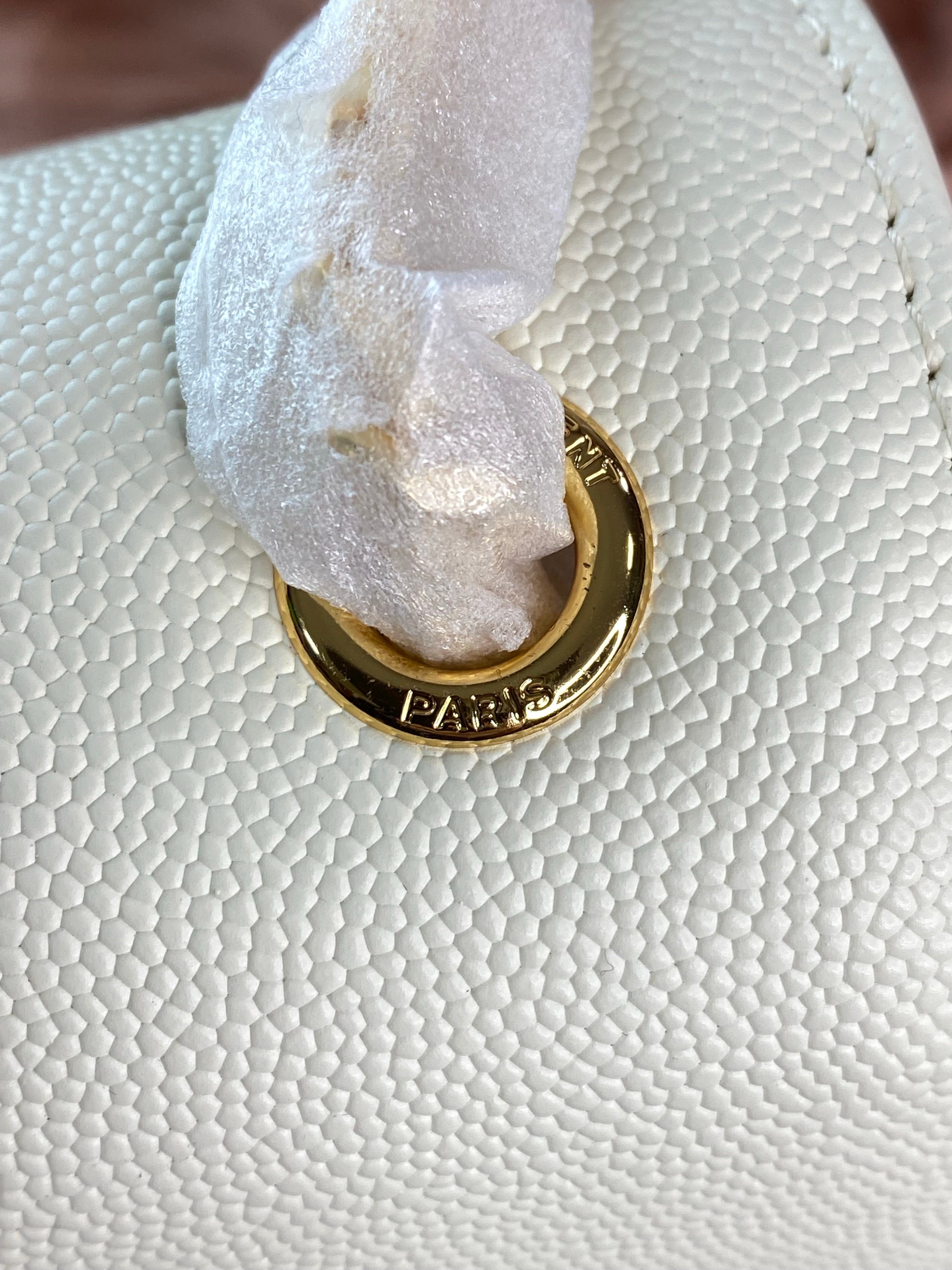 [TOP] Yves Saint Laurent YSL Kate Bag 24*14.5*5.5cm - White