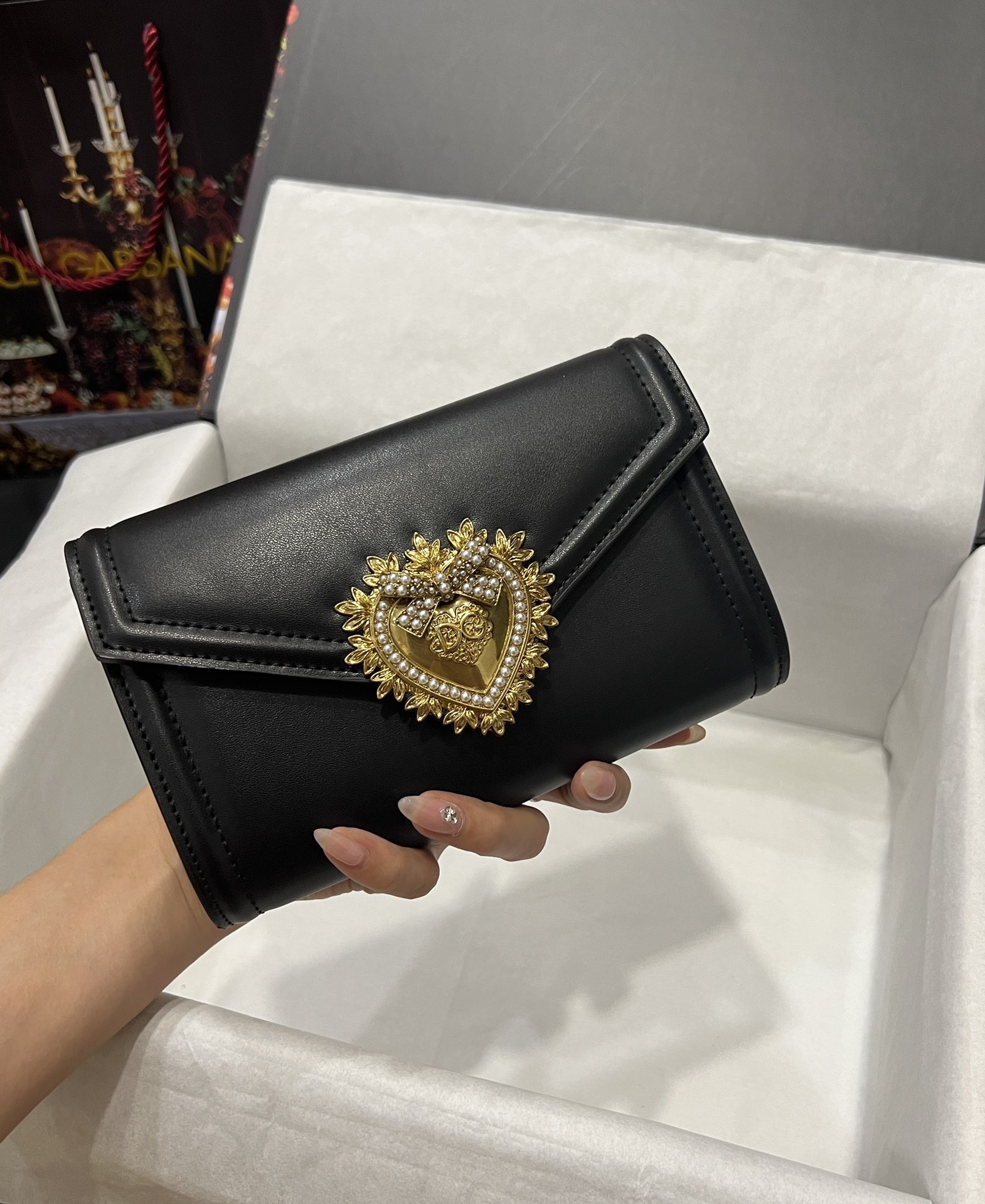 [TOP] Dolce & Gabbana D&G Calfskin Devotion Mini Bag 11.5*18.5*3.5cm - 8 Color
