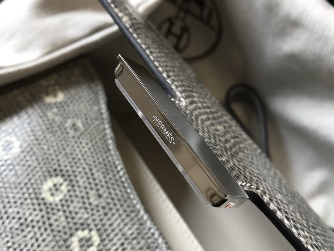 [TOP] HERMES Constance lizard bag 18CM- White & SHW