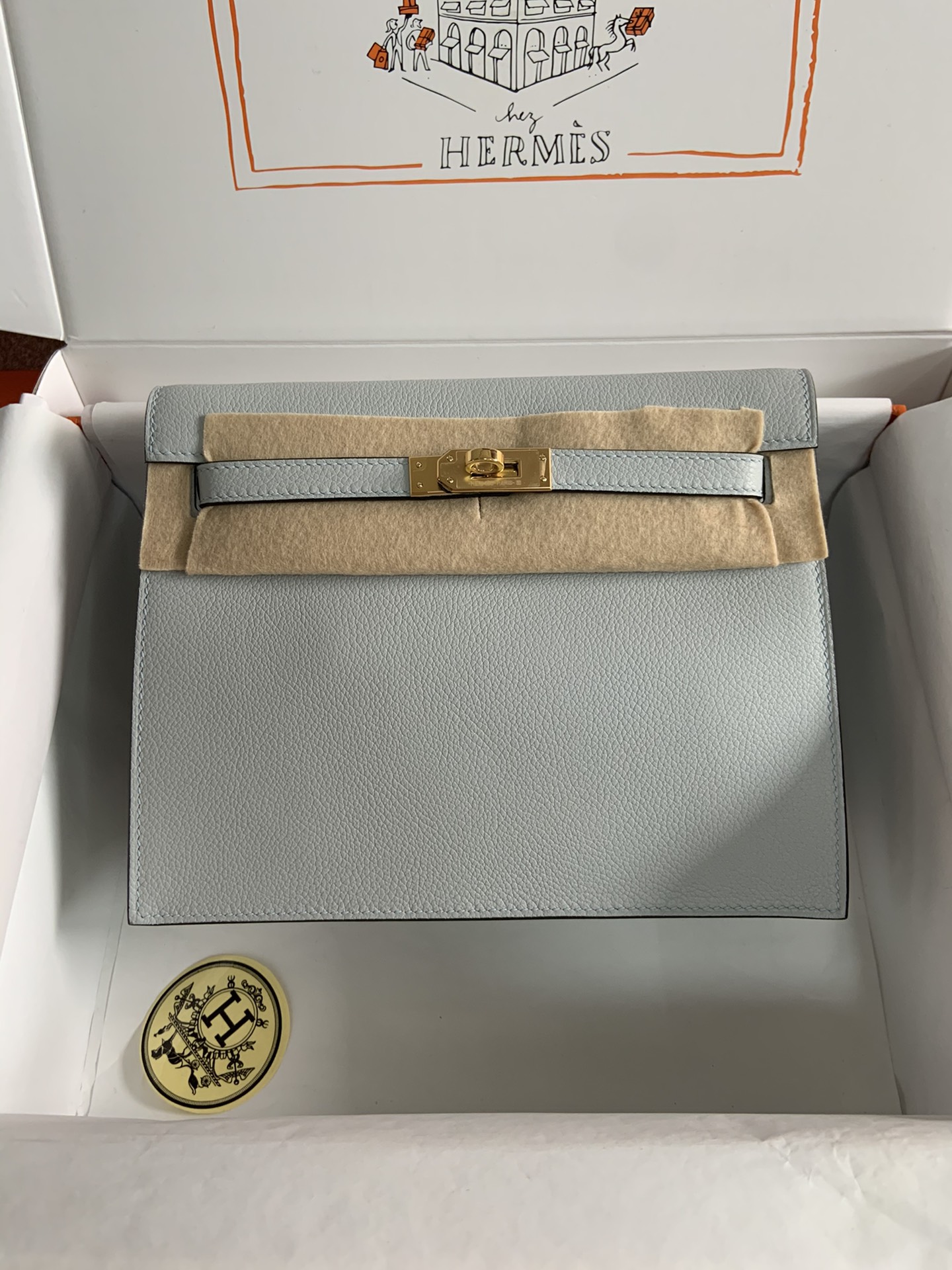 [Top] HERMES Kelly danse II  Calfskin 22cm - 20 Colors