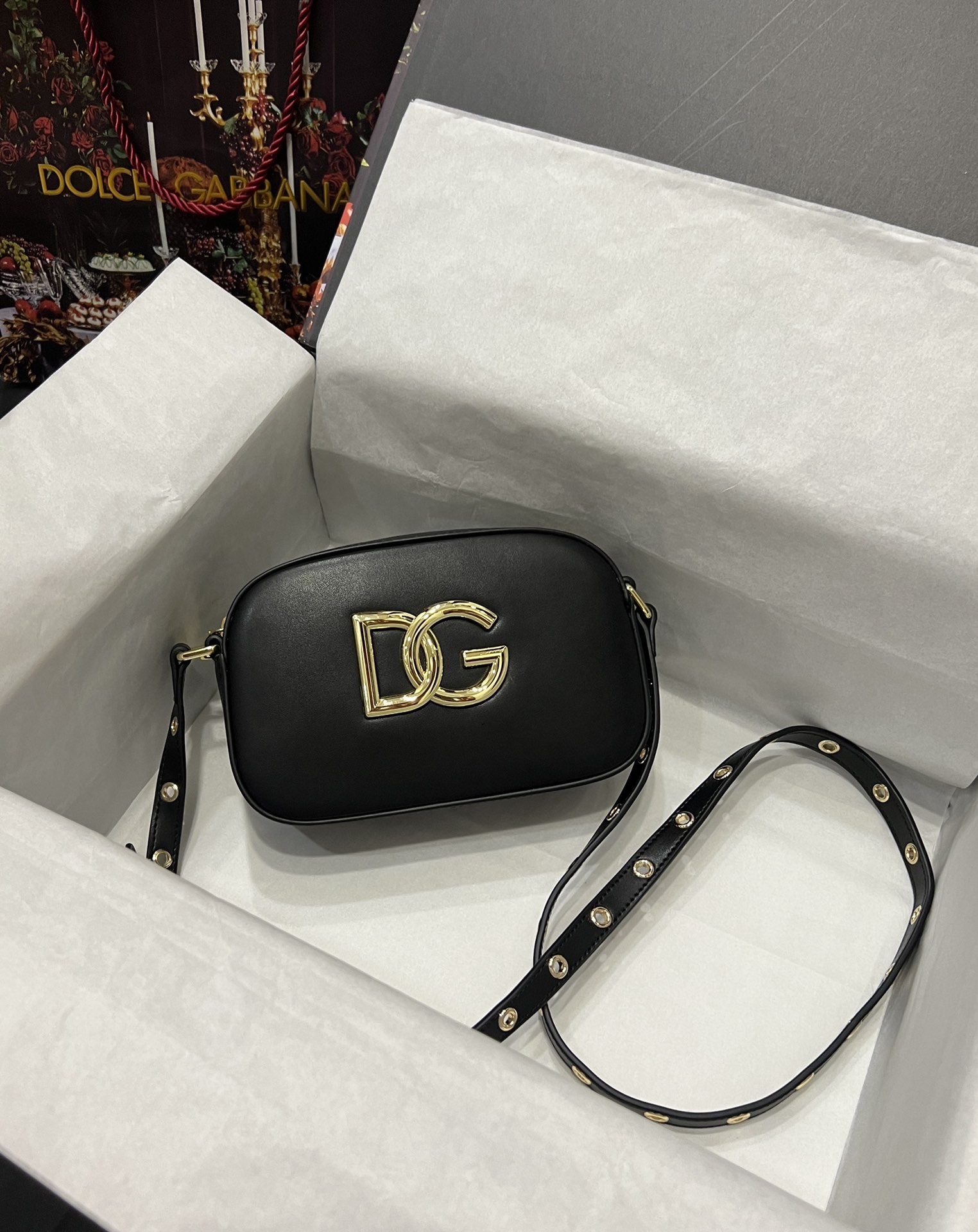 [TOP] Dolce & Gabbana D&G Calfskin 3.5 Bag 12*19*5.5cm - 3 Color