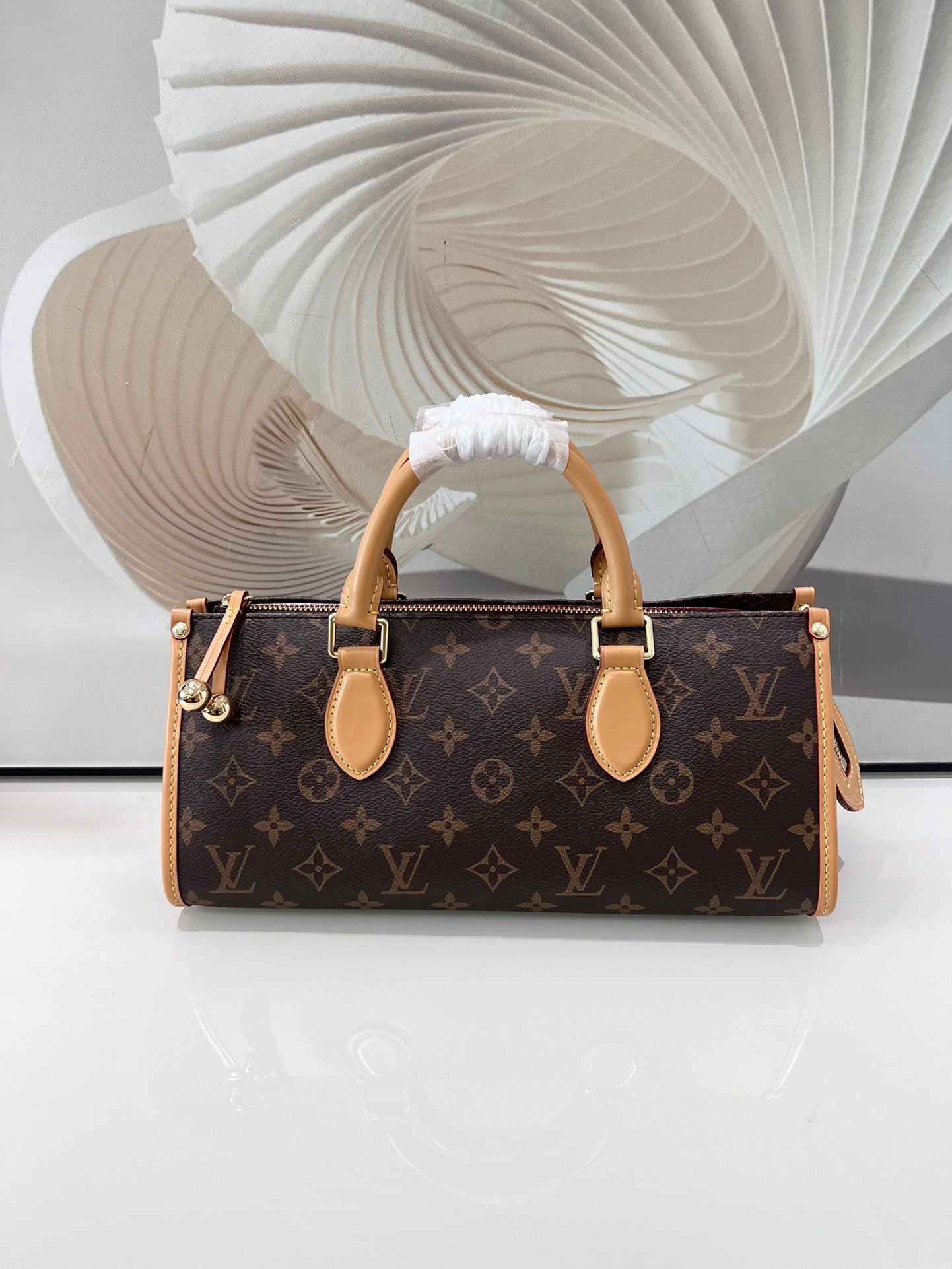[TOP] Louis Vuitton LV L*V Popincourt Monogram Top Handle Bag 20.0 x 20.0 x 13.0 cm-Brown