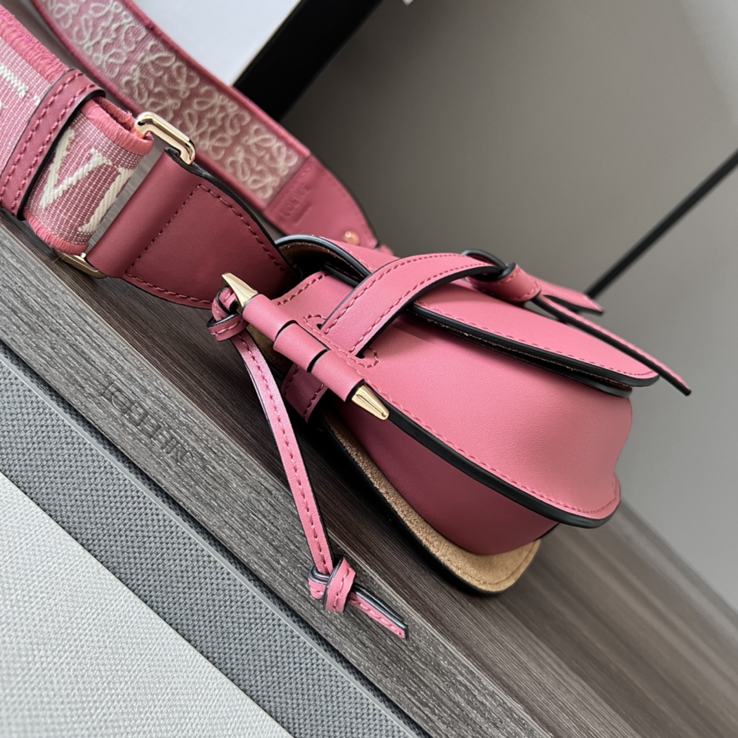 [TOP] LOEWE Mini Gate Bag 21x12.5x9.5cm - Pink