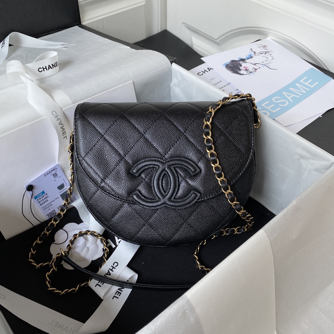 [TOP] CHANEL 23p Saddle Bag 17*21.5*8cm - GHW - 2Color
