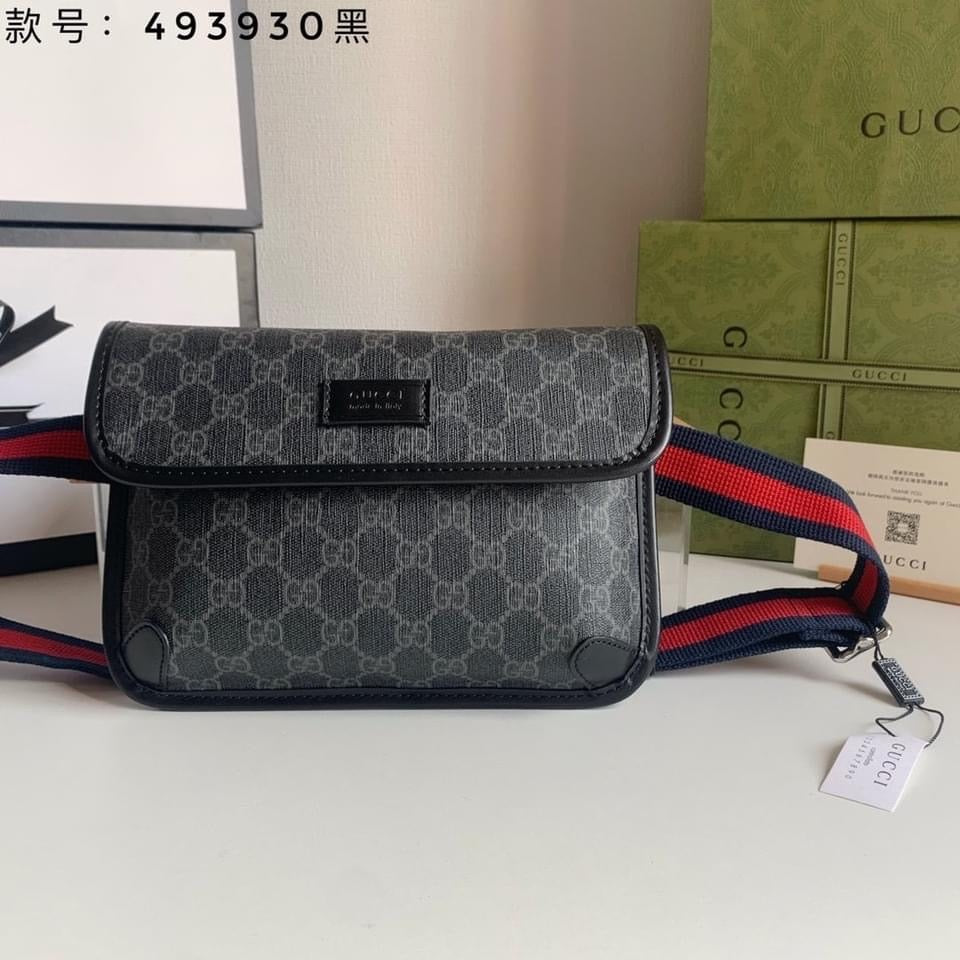 [TOP] GUCCI G*G Neo Supreme Vintage Belt Bag - Black