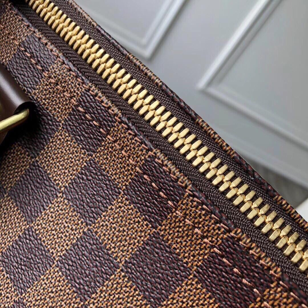 [TOP] Louis Vuitton LV Loui$ Vu!tt0n Keepall Bandouliere Travel Bag 50CM - Damier Ebene