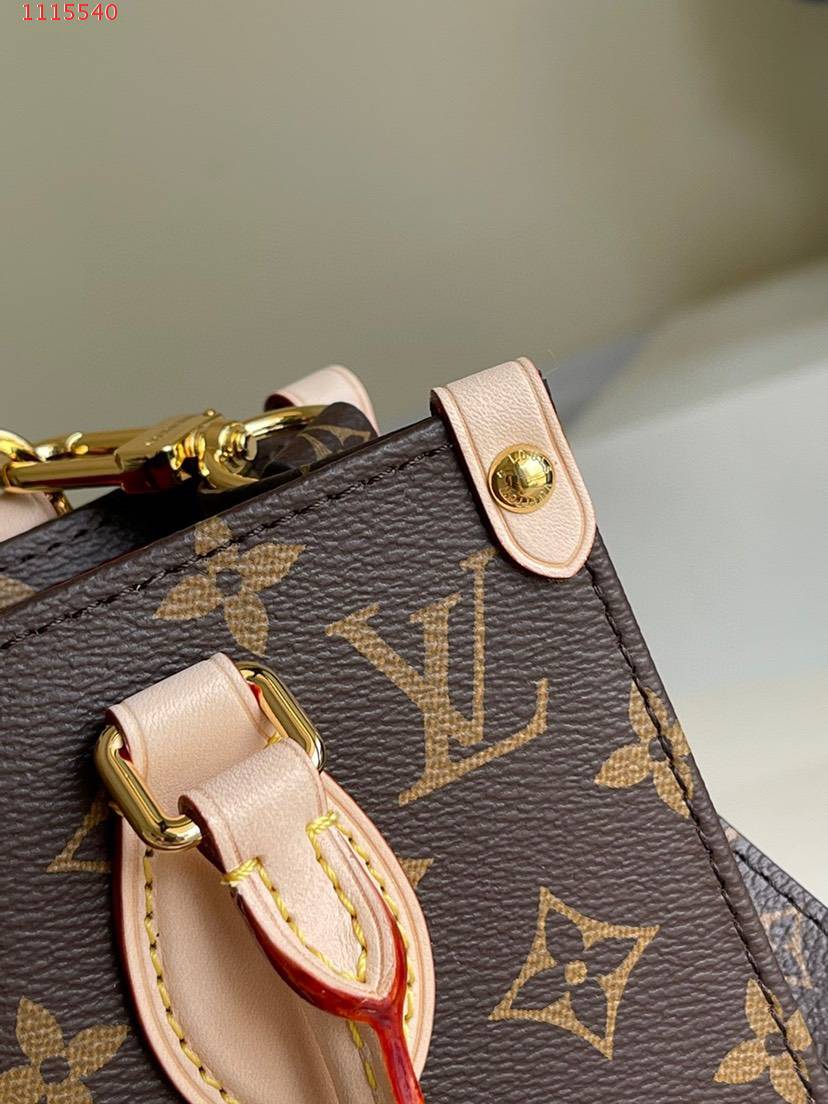 [TOP] LV Sac Plat Monogram Bag 20/21/10cm-Brown