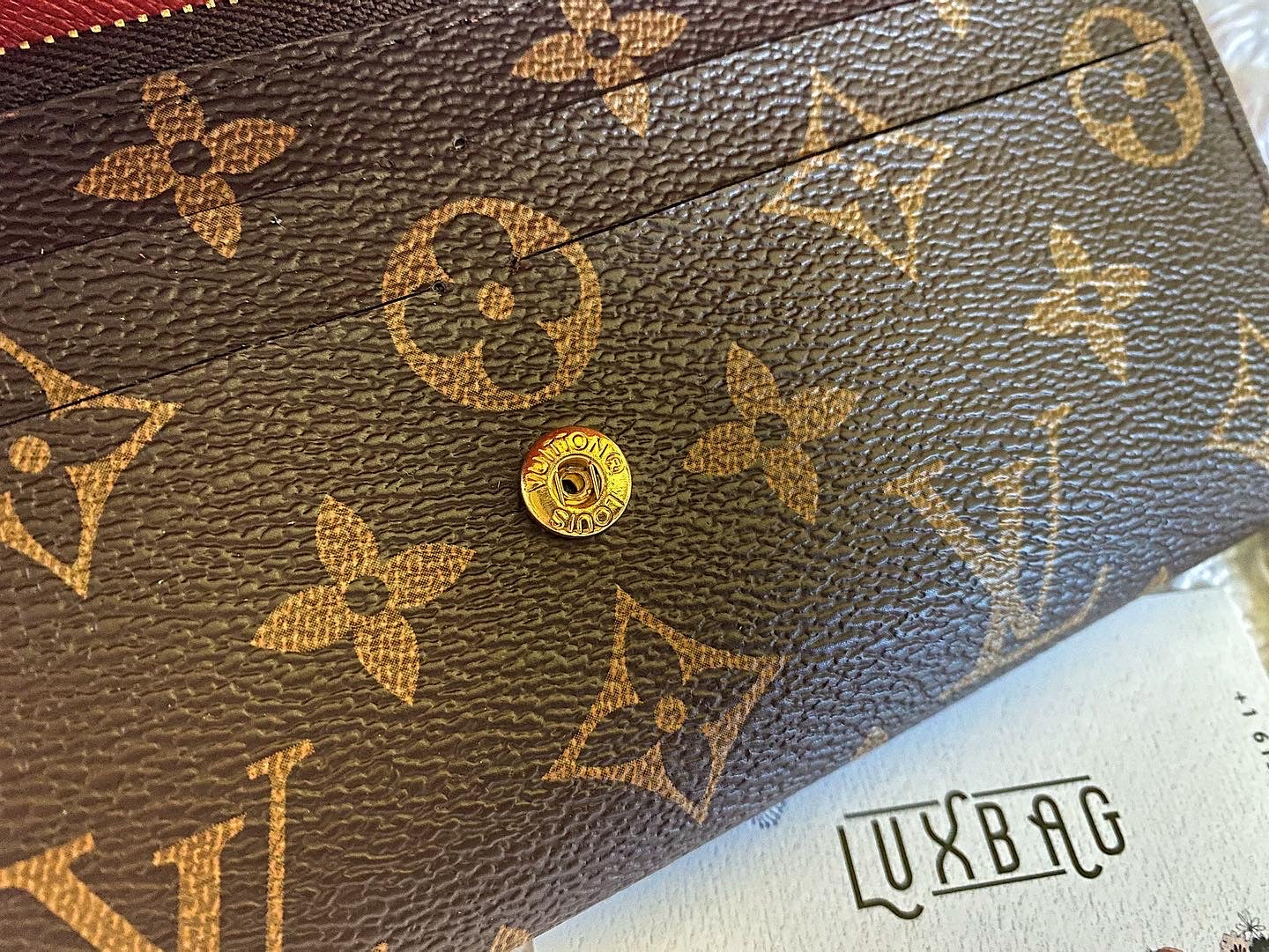 [TOP] Louis Vuitton LV Emilie Wallet Monogram Canvas