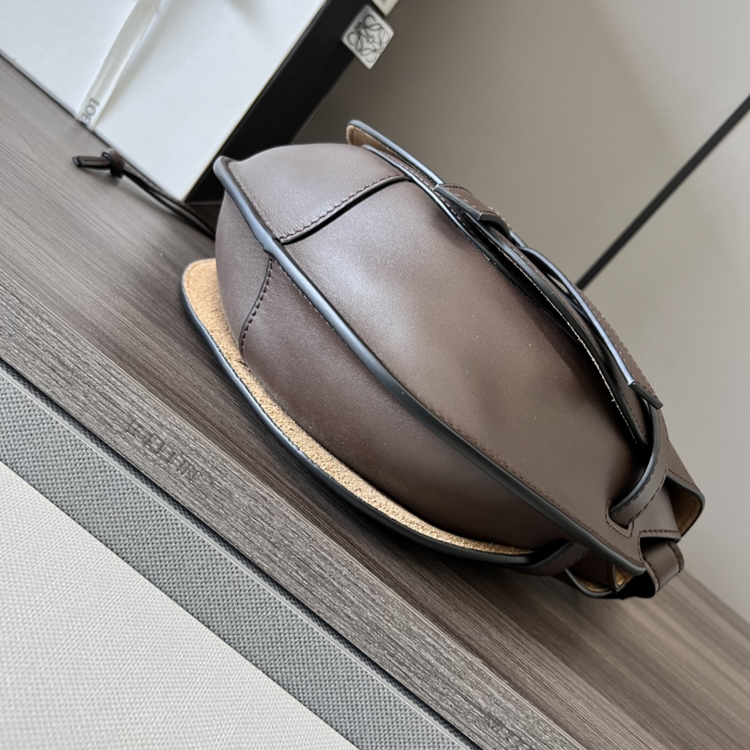 [TOP] LOEWE Gate Dual bag 26x12.5x19cm - Chocolate