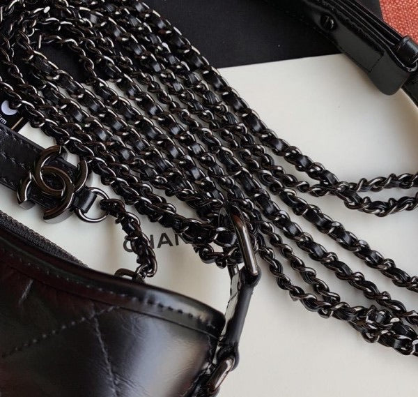 [TOP] CHANEL Gabbriel Bag Stray Samll 20CM - ALL BLACK