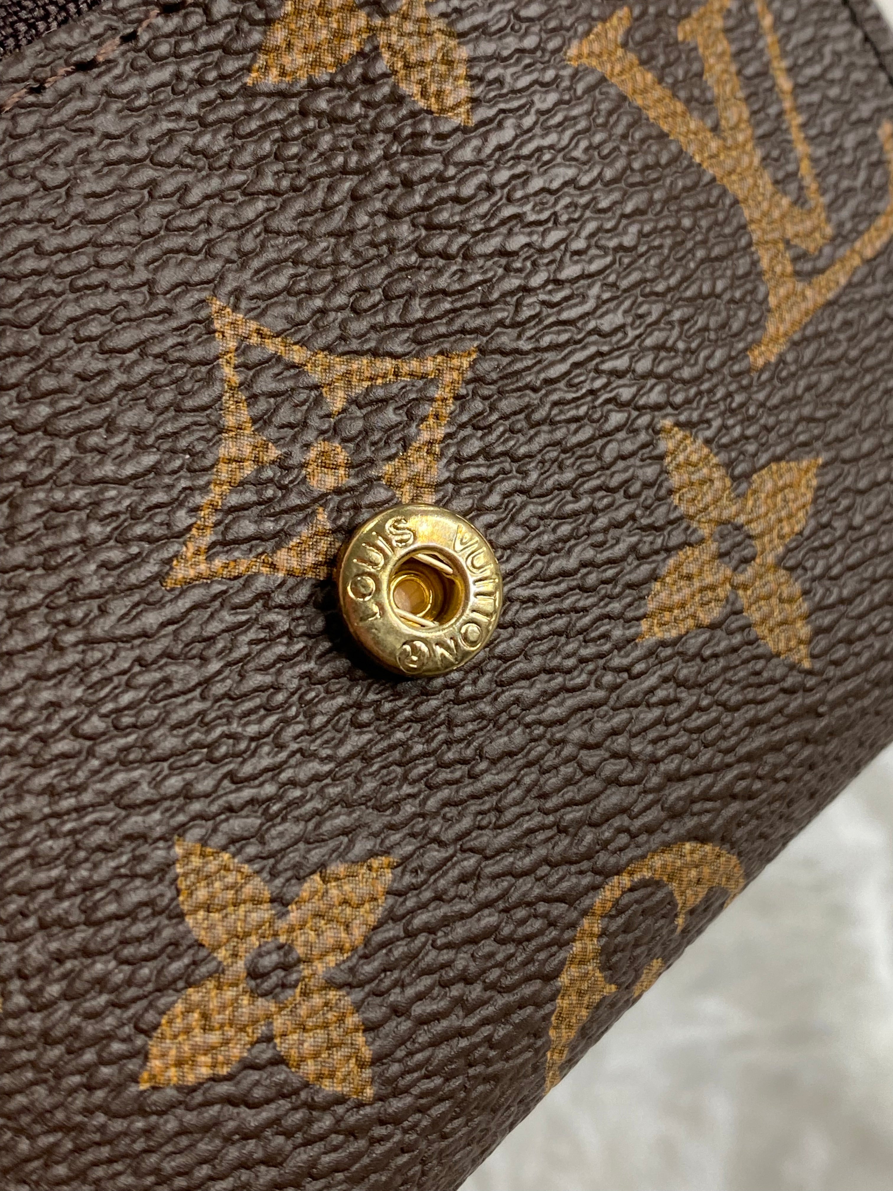 [TOP] Louis Vuitton LV £V Monogram Rosaline Coin Purse - Pink