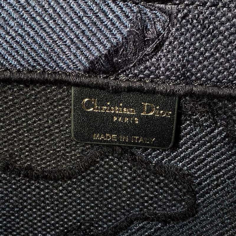 [TOP] Christian Dior Book Tote Camouflage Embroidery Large 41.5cm