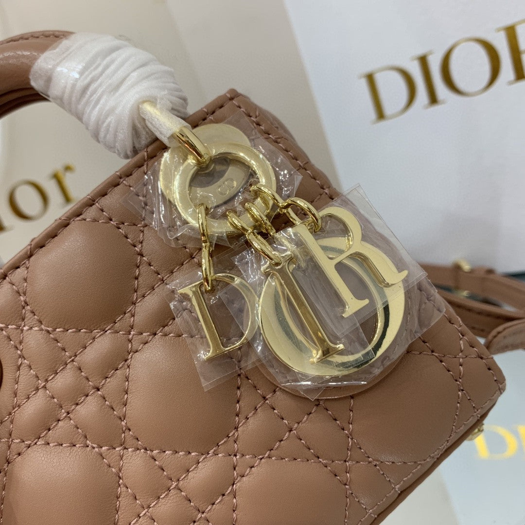 [TOP] Christian Dior Micro Lady Christian Dior Bag Cannage - Rose Des Vent