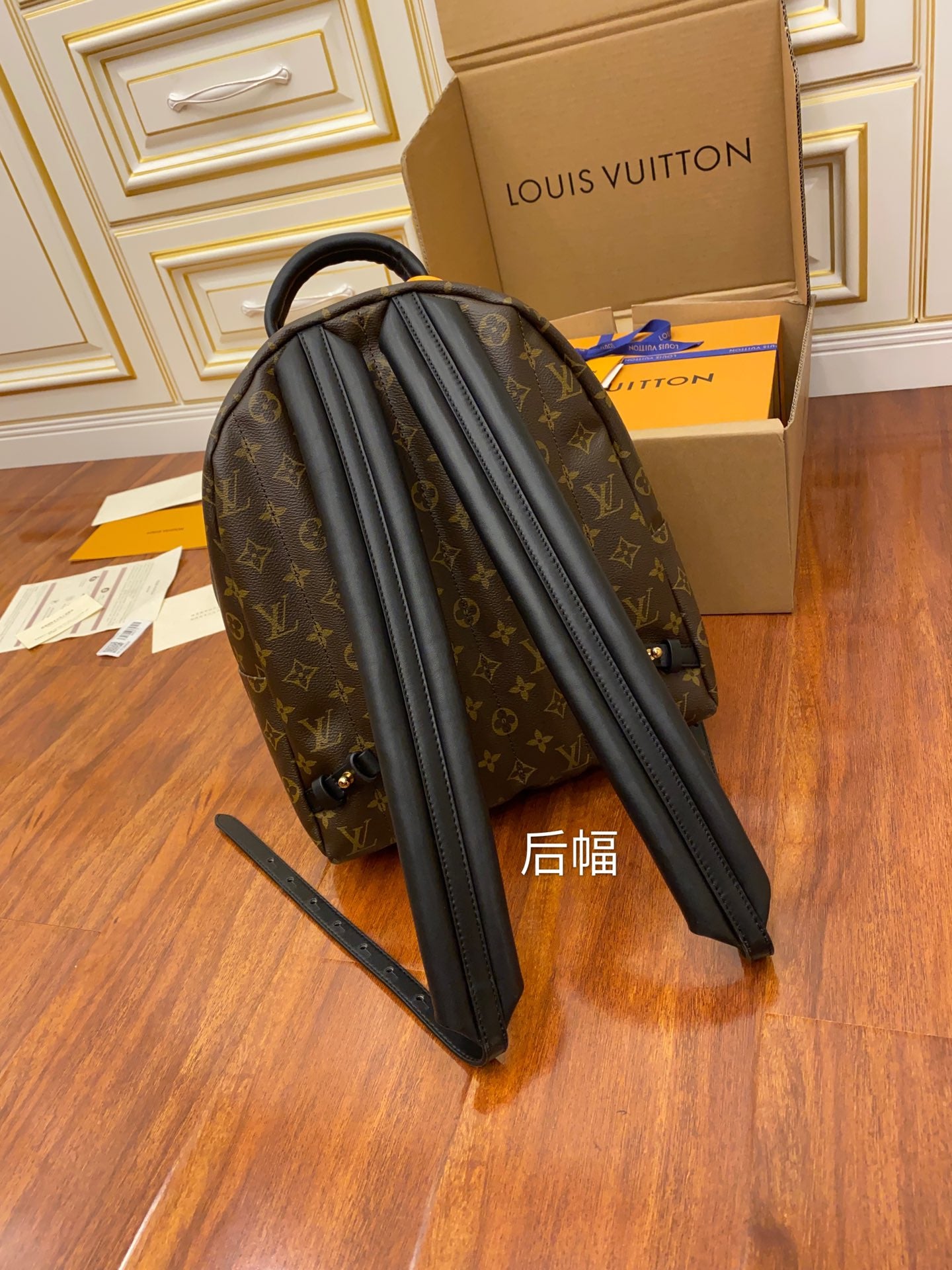 [TOP] Louis Vuitton LV £V Monogram Palm Spring Backpack 30x33x16cm- GM